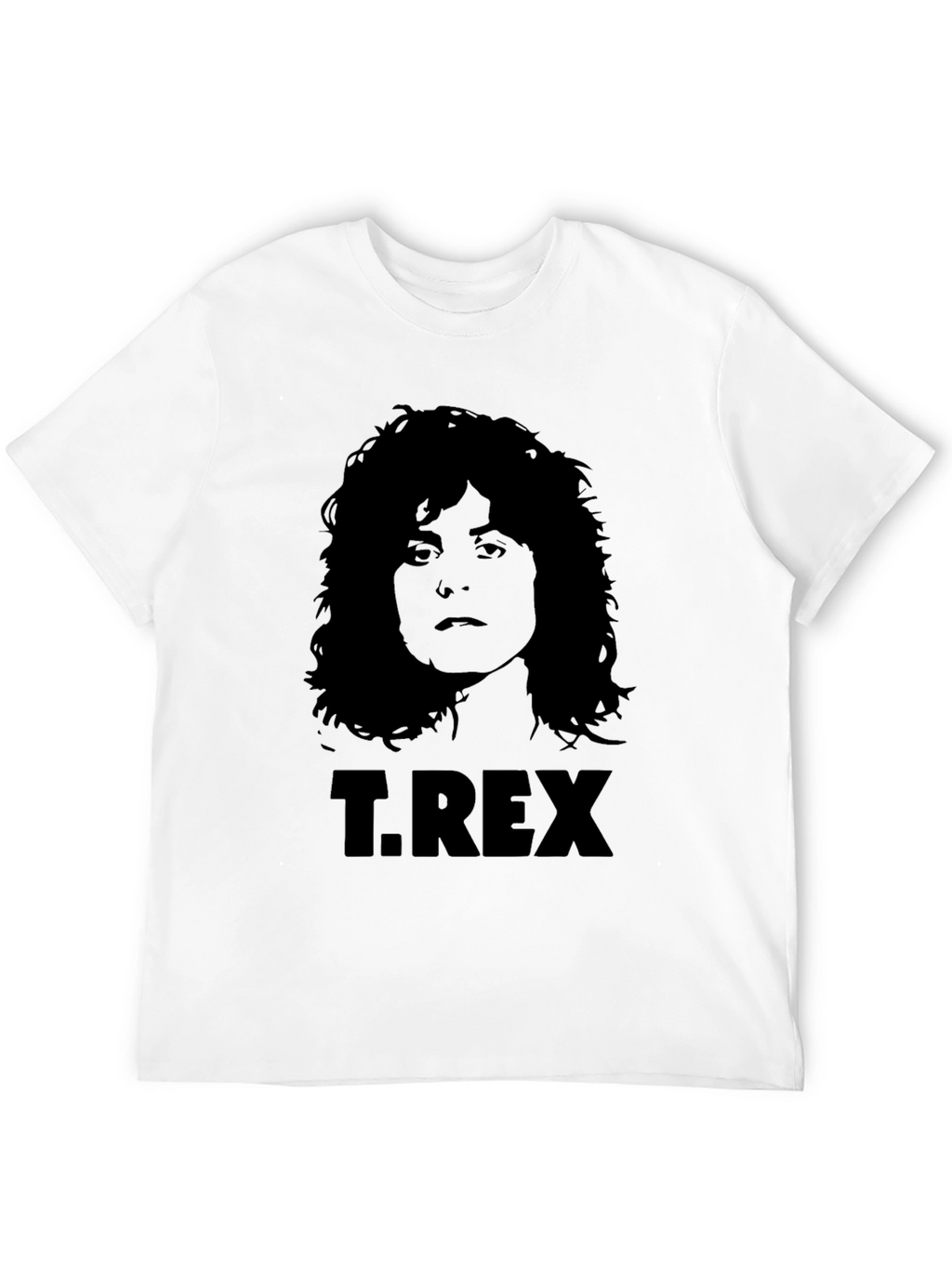 T. Rex Band Graphic Print Black T-Shirt