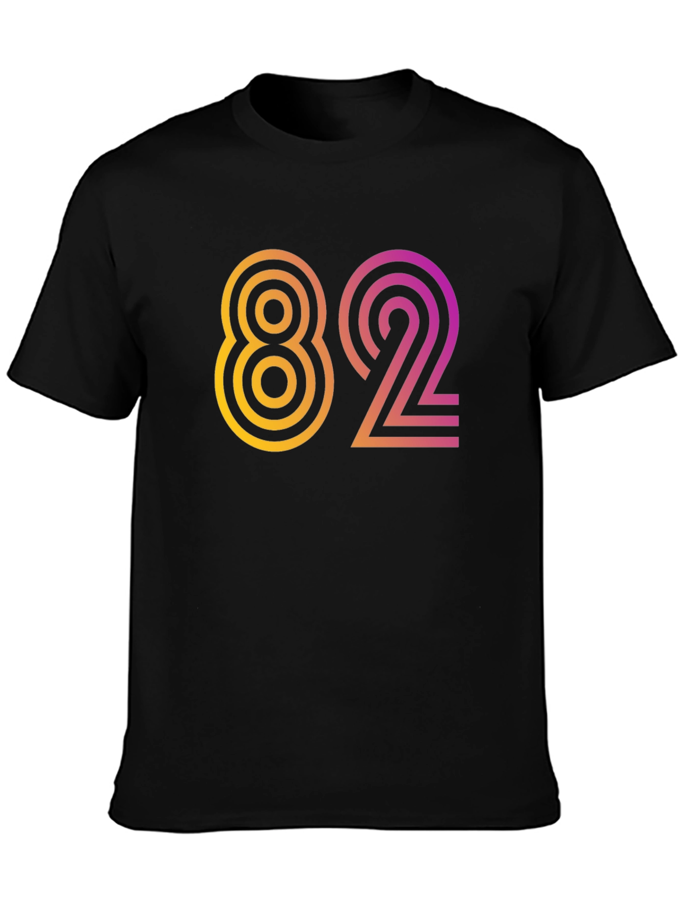 Retro 82 Graphic Tee - Vintage Style Birthday T-Shirt