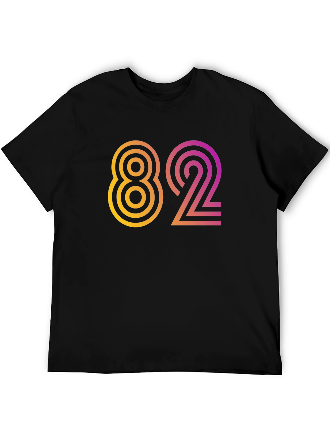 Retro 82 Graphic Tee - Vintage Style Birthday T-Shirt