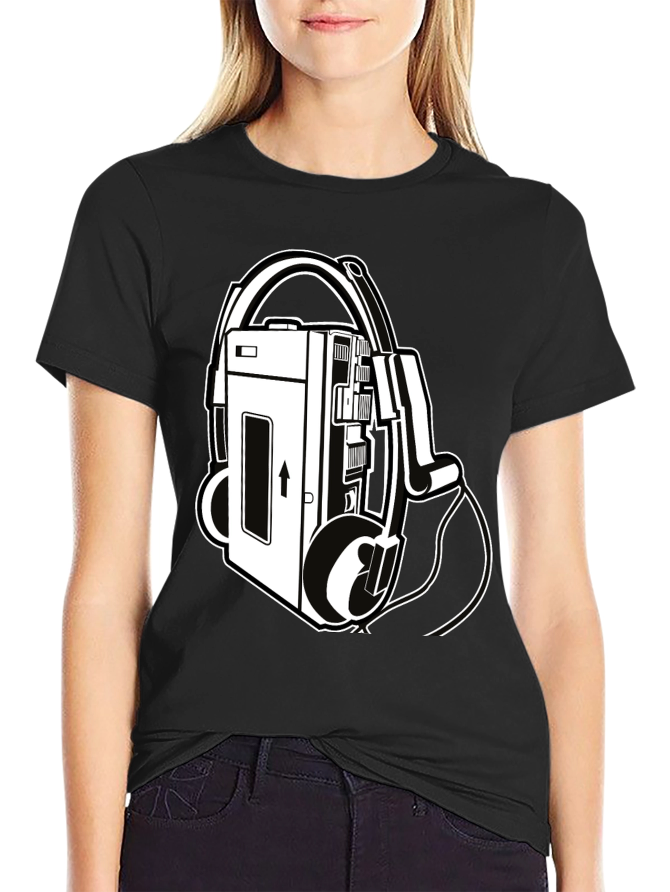 Retro Cassette Player Graphic Tee