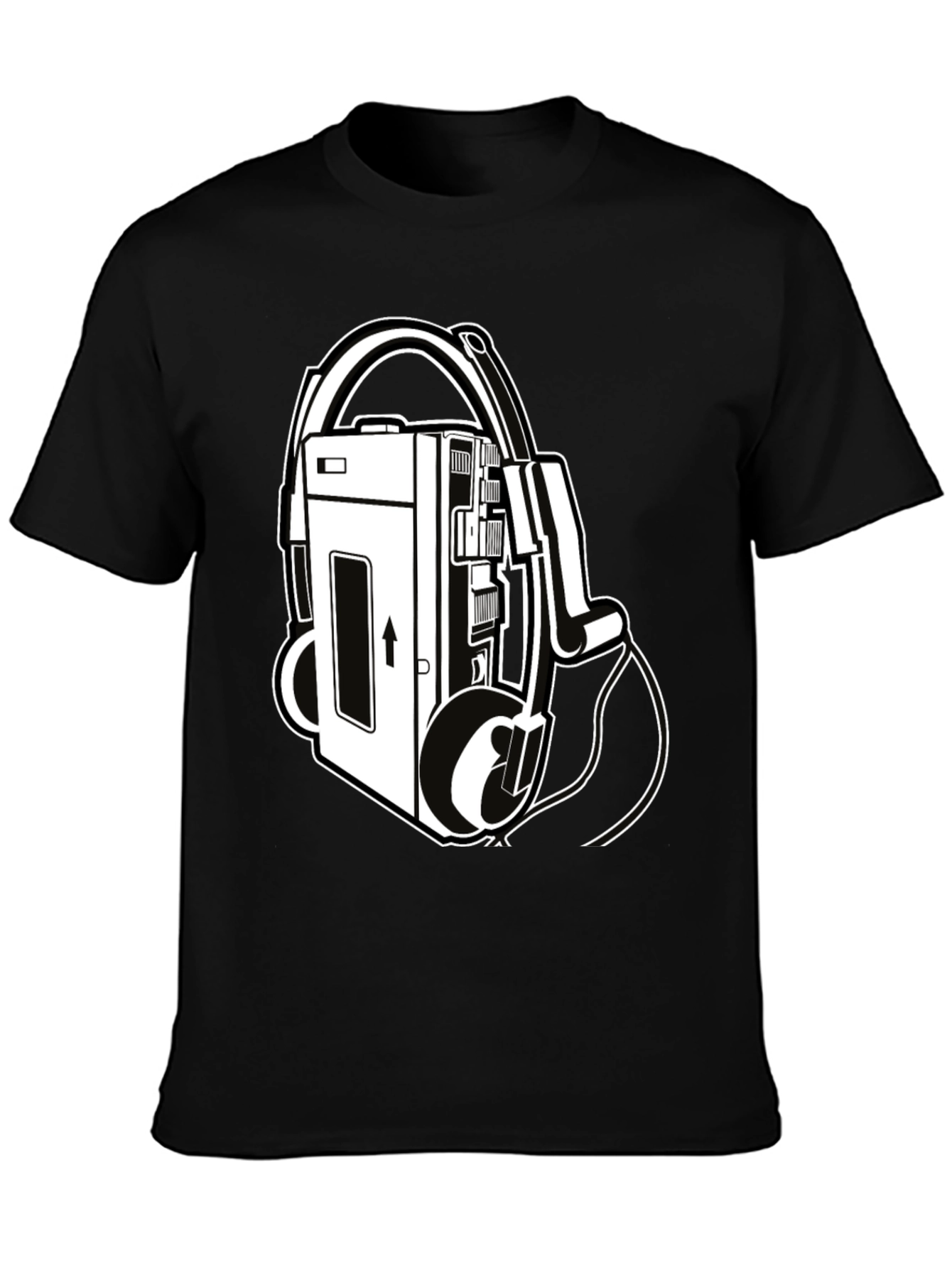 Retro Cassette Player Graphic Tee
