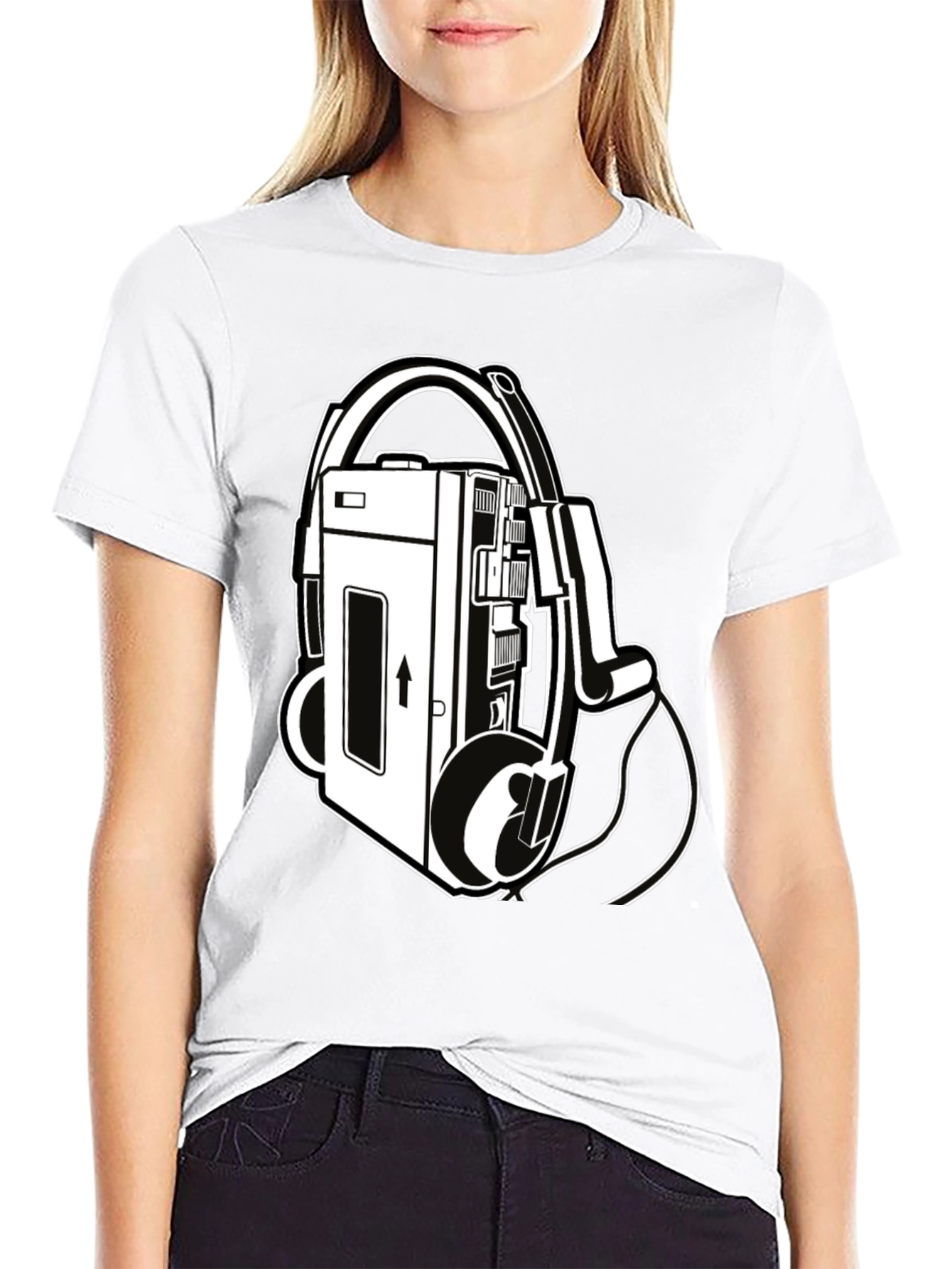 Retro Cassette Player Graphic Tee