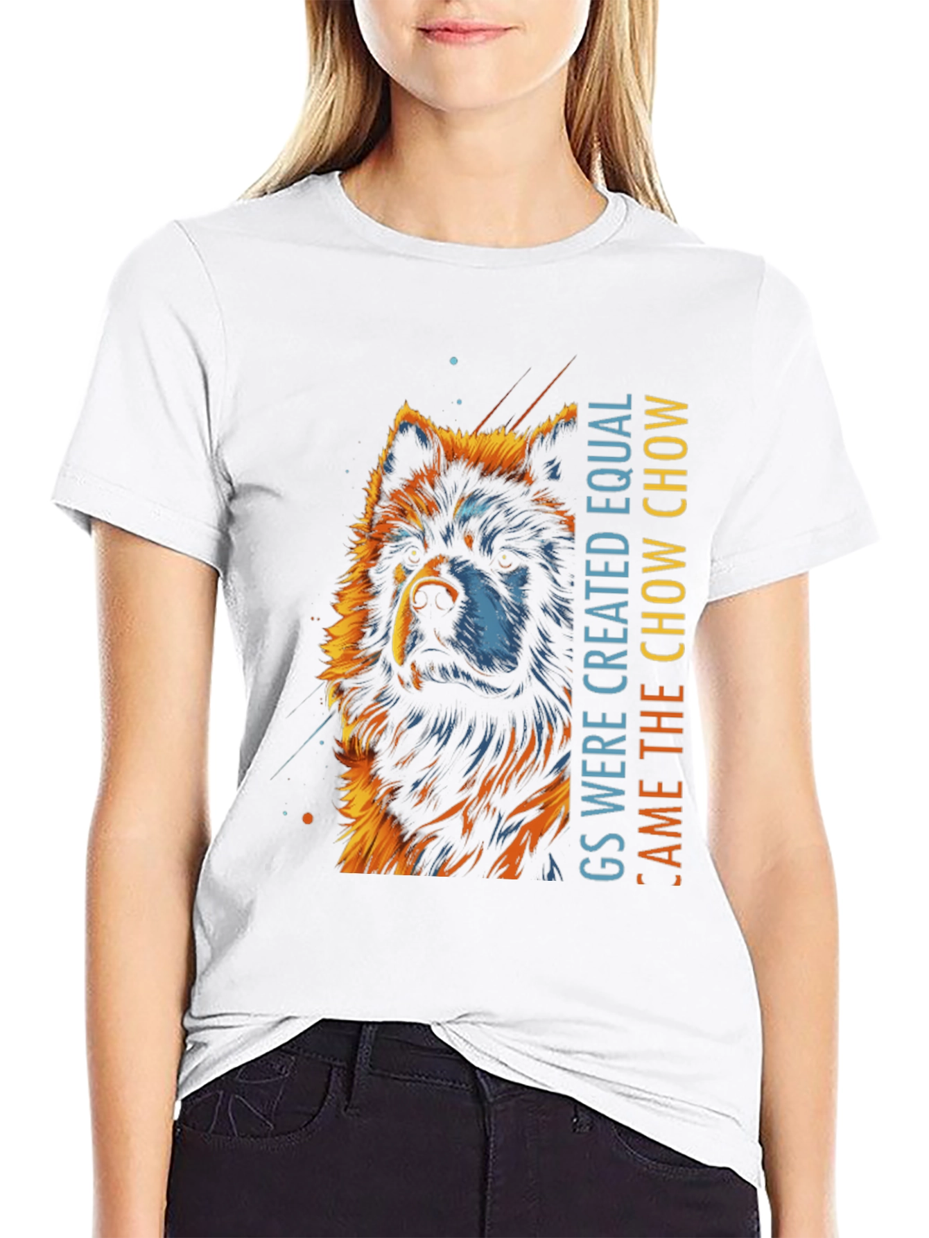 Chow Chow Dog Graphic Tee - All Were Created Equal
