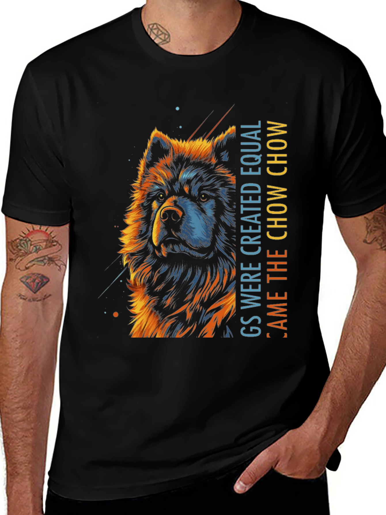 Chow Chow Dog Graphic Tee - All Were Created Equal