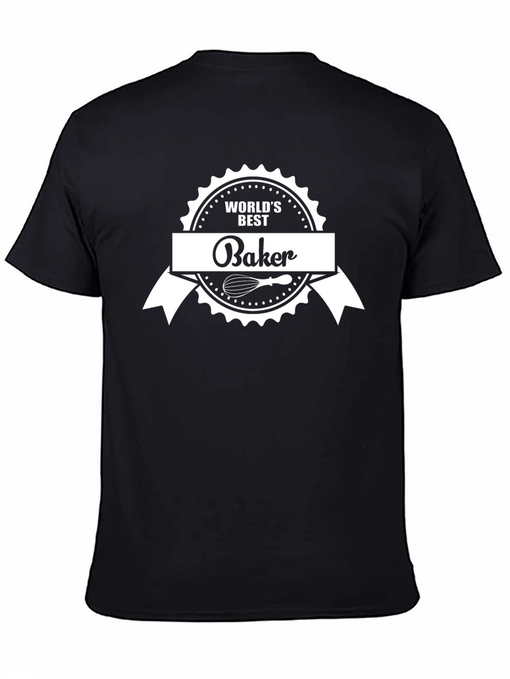 Worlds Best Baker T-Shirt Black