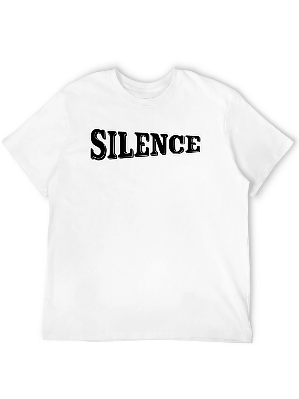 Silence Graphic Tee - Bold Statement T-Shirt