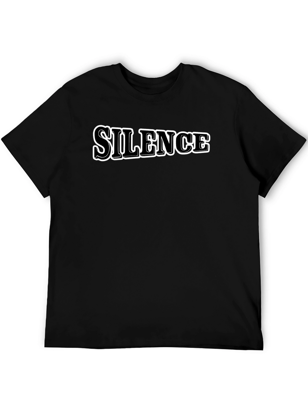 Silence Graphic Tee - Bold Statement T-Shirt