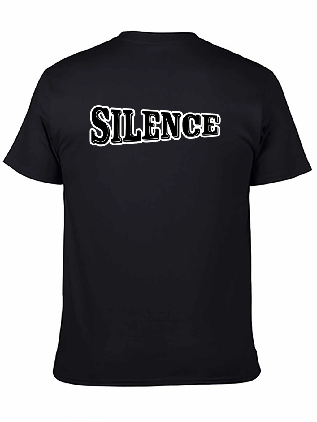 Silence Graphic Tee - Bold Statement T-Shirt