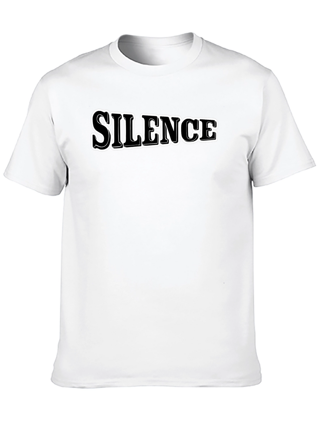 Silence Graphic Tee - Bold Statement T-Shirt