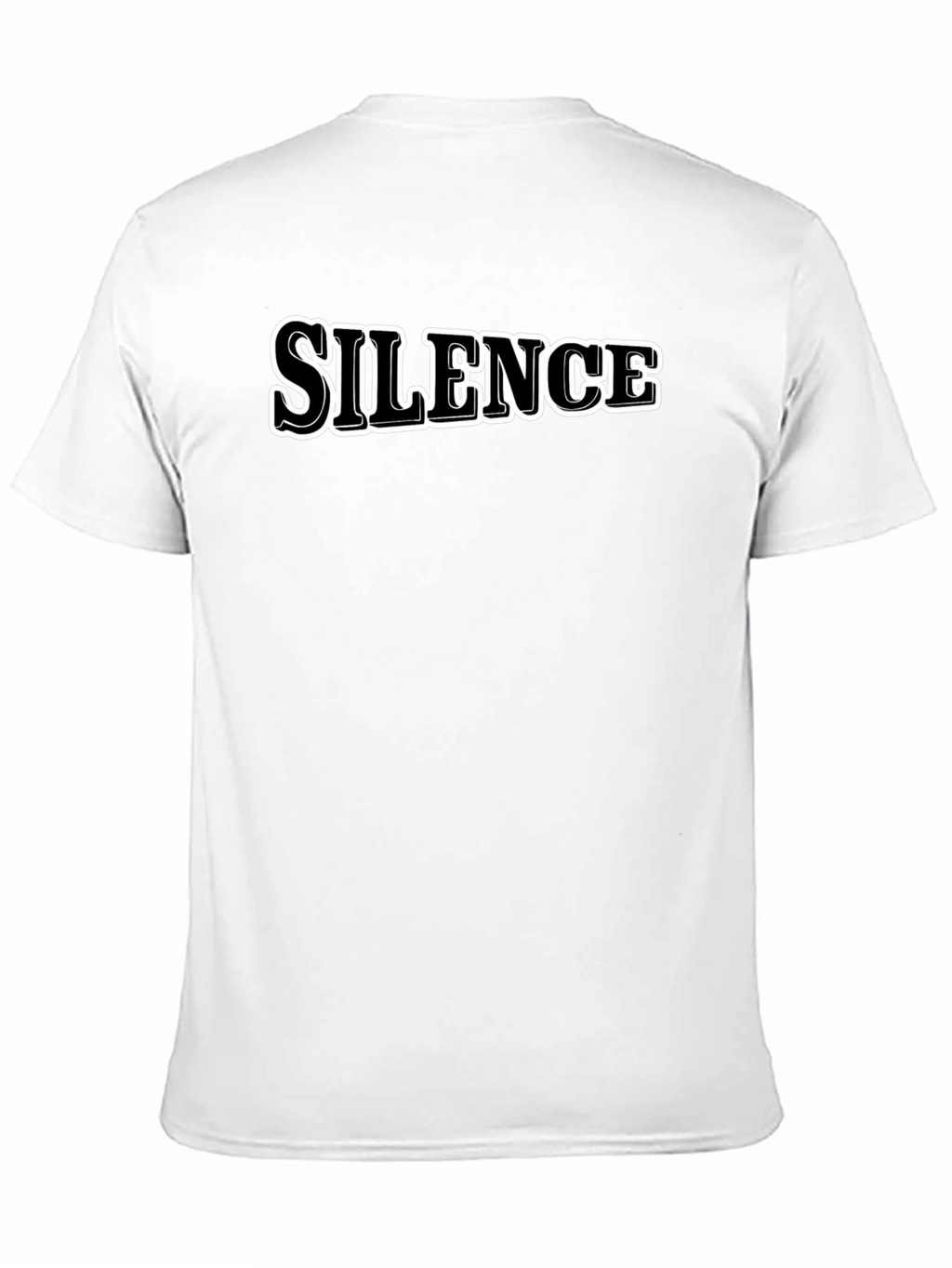 Silence Graphic Tee - Bold Statement T-Shirt