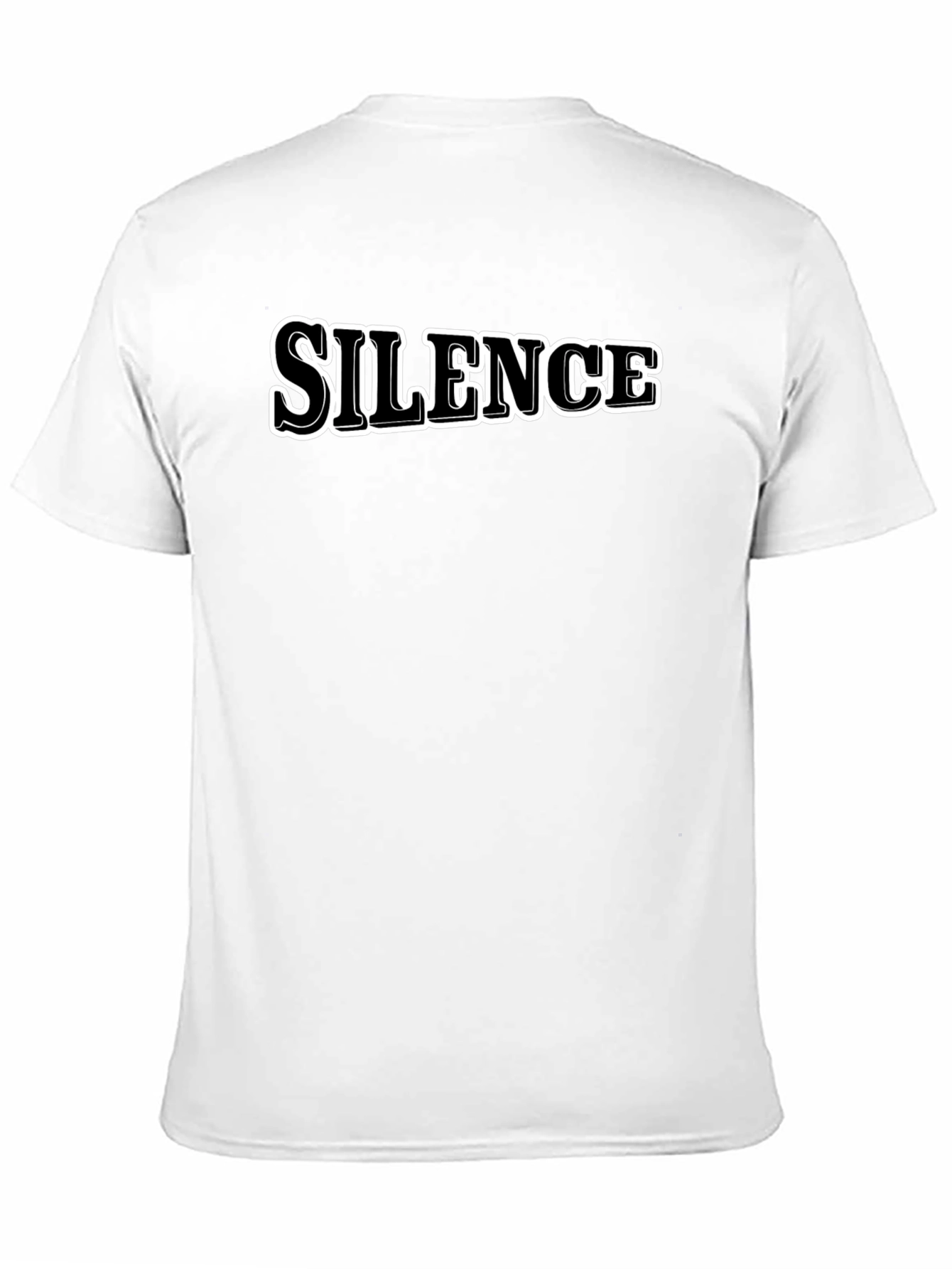 Silence Graphic Tee - Bold Statement T-Shirt