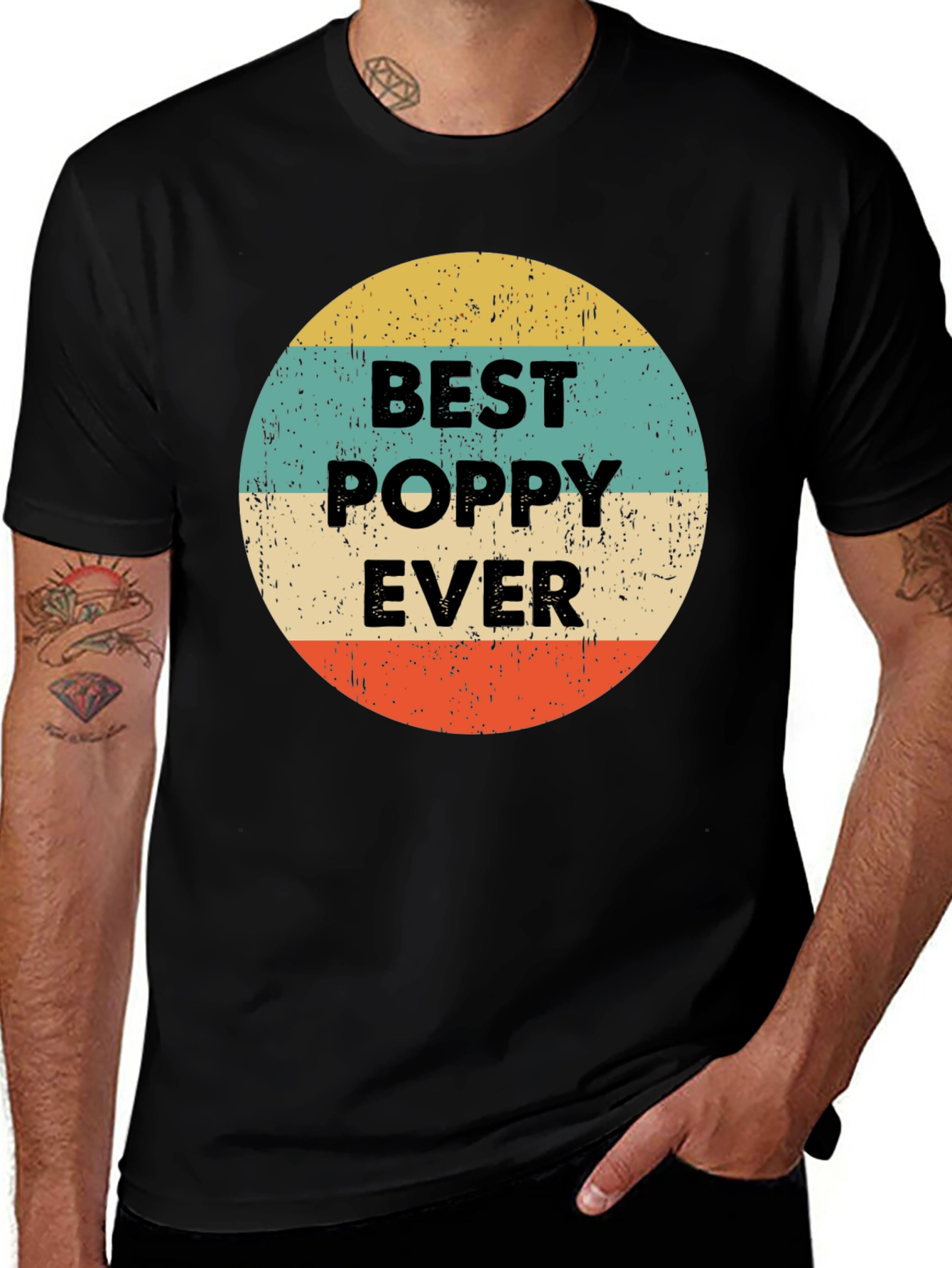 Best Poppy Ever Retro Style T-Shirt