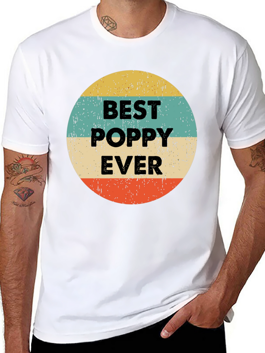Best Poppy Ever Retro Style T-Shirt