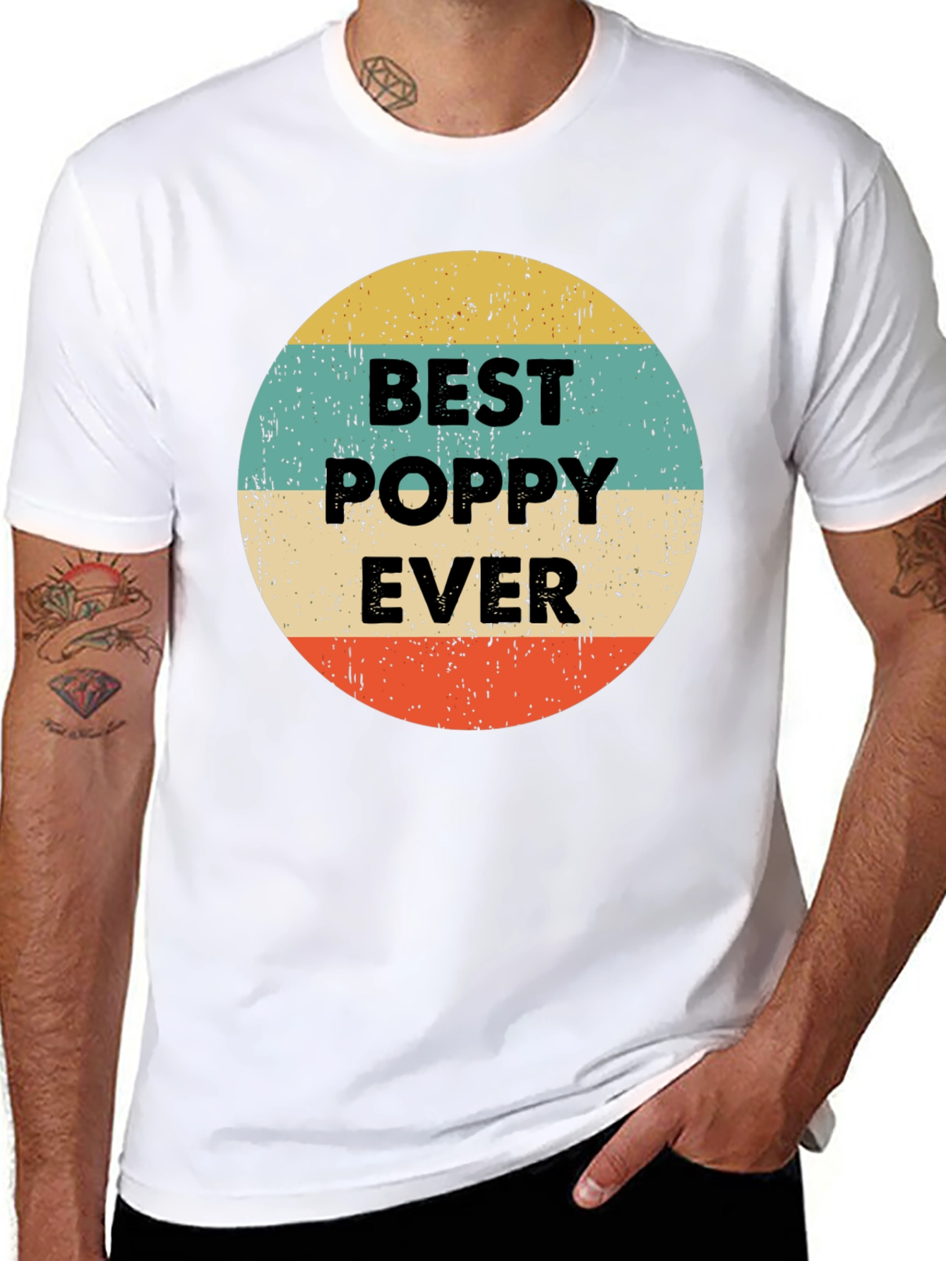 Best Poppy Ever Retro Style T-Shirt