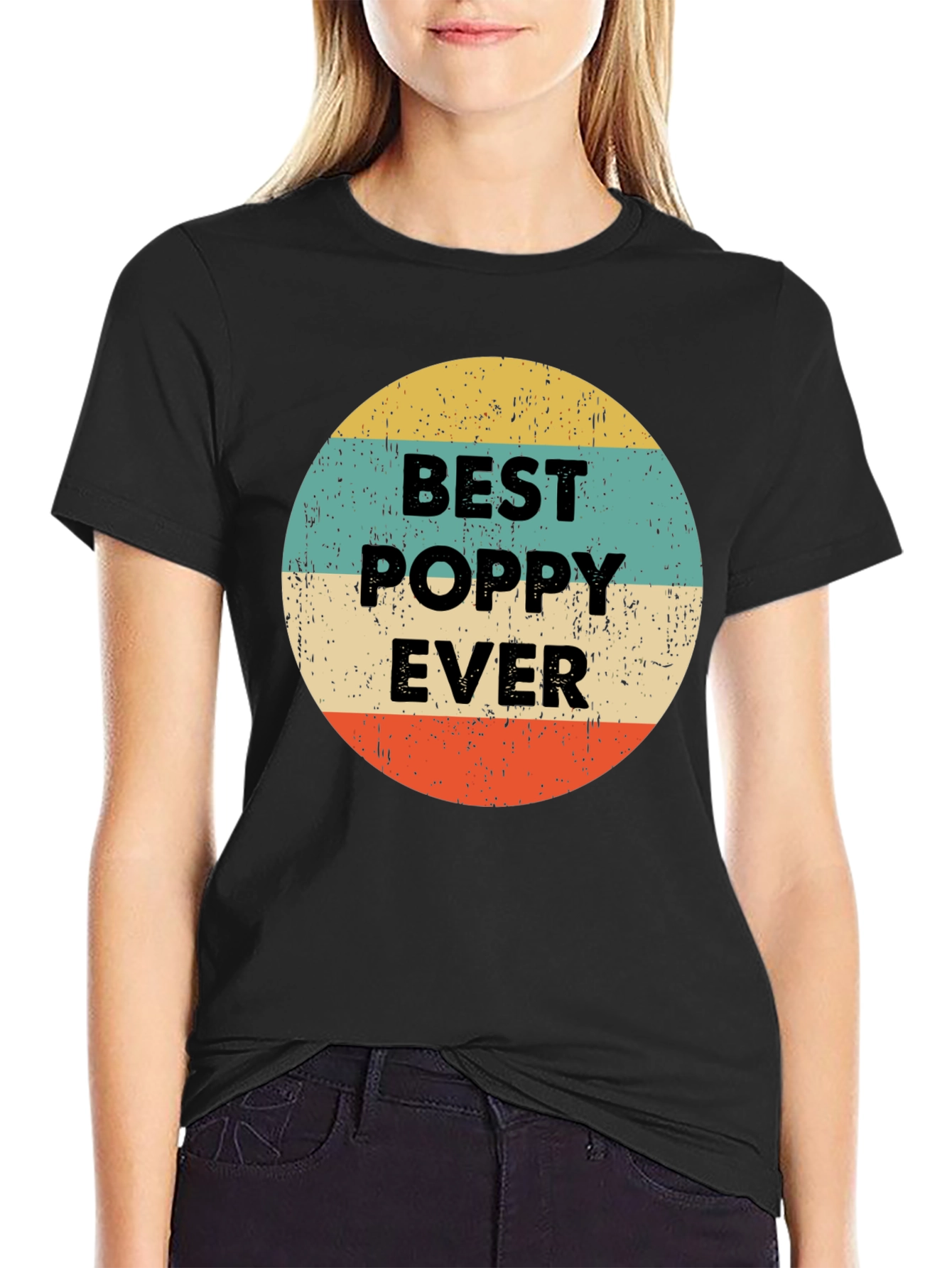 Best Poppy Ever Retro Style T-Shirt