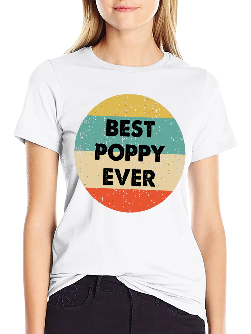 Best Poppy Ever Retro Style T-Shirt