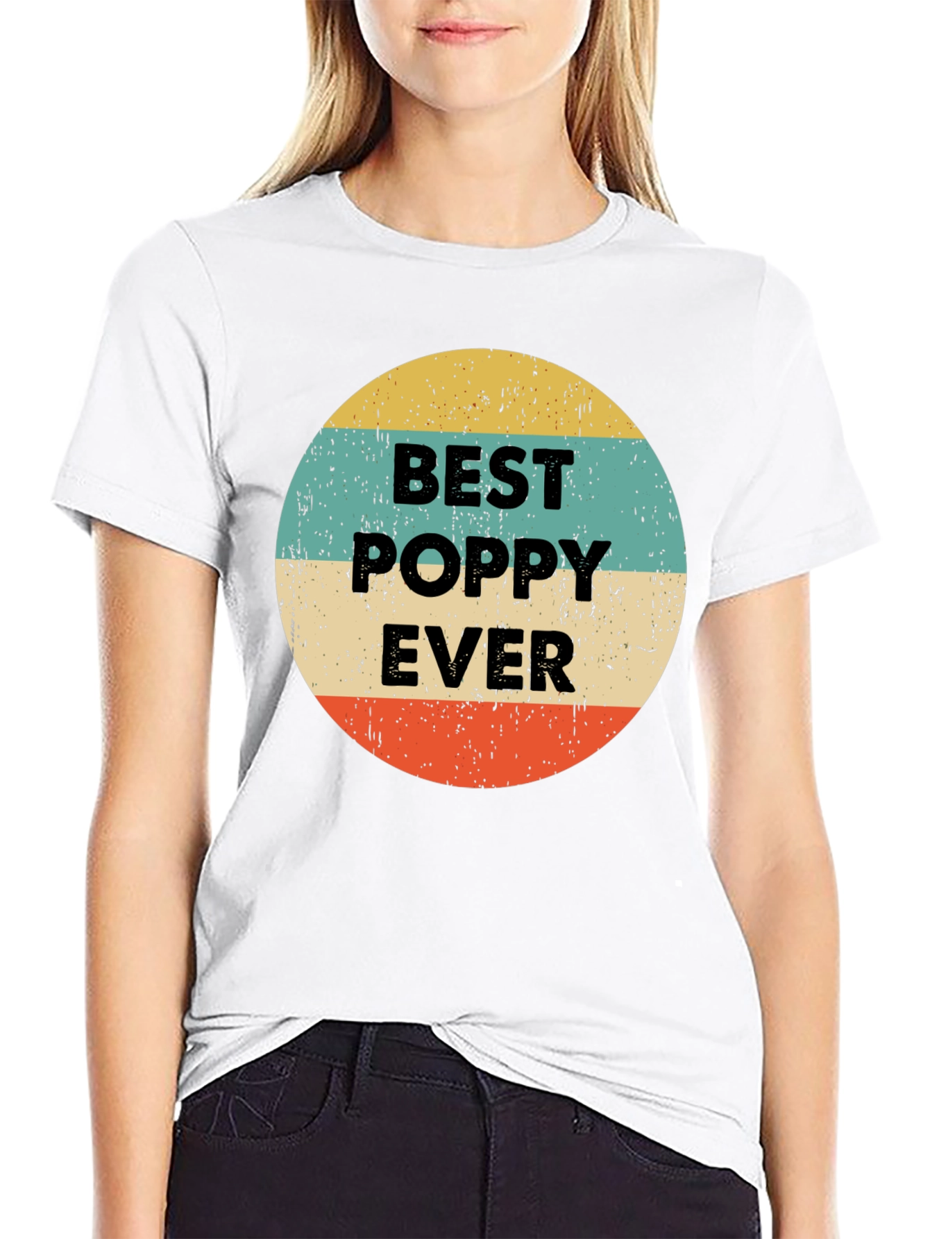 Best Poppy Ever Retro Style T-Shirt