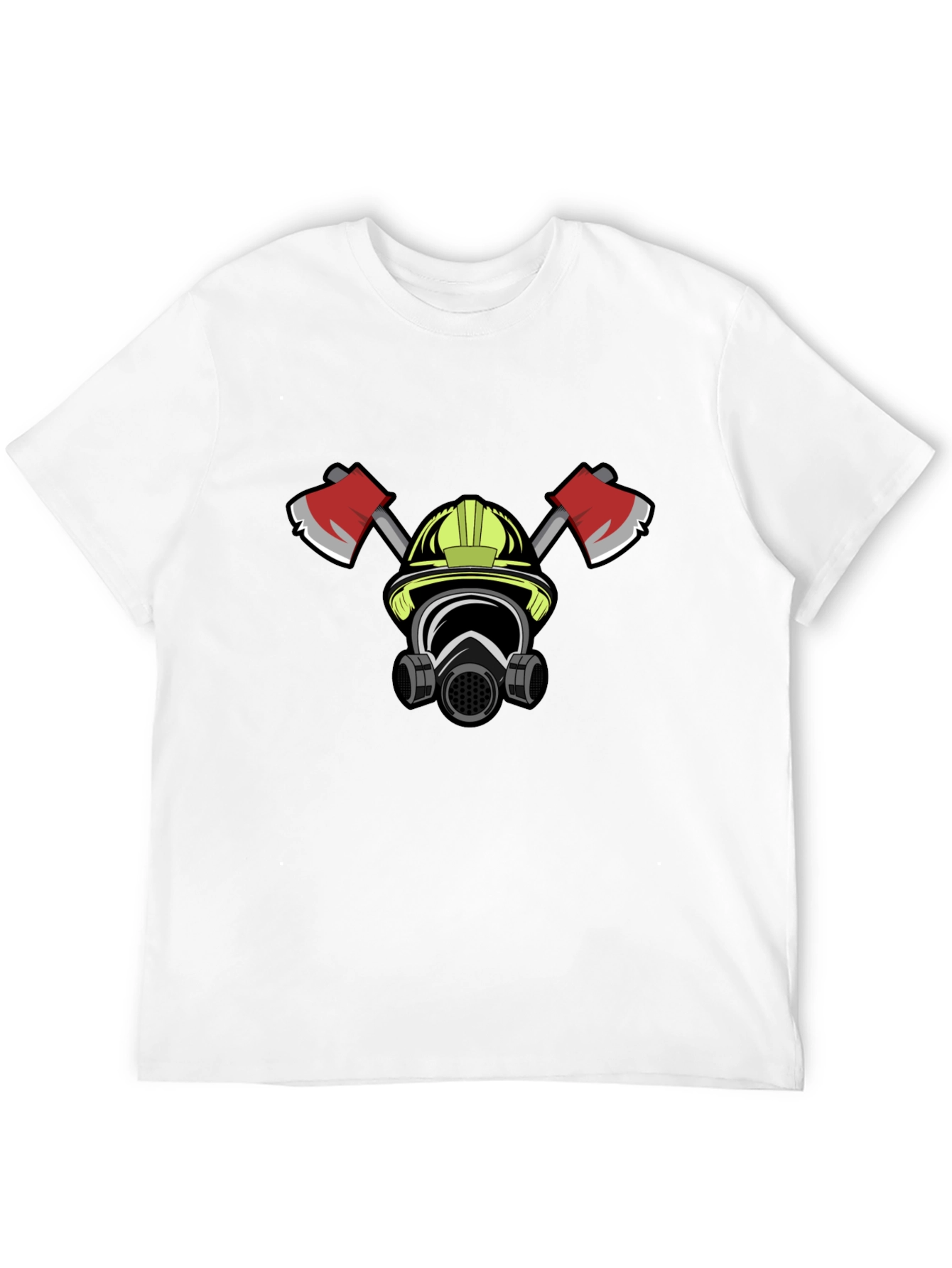 Firefighter Graphic T-Shirt - Bold Black Tee