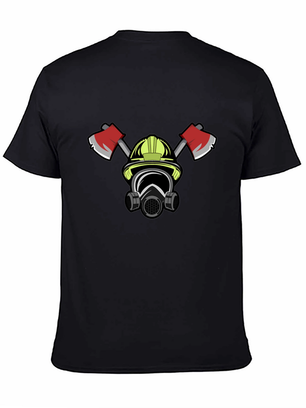 Firefighter Graphic T-Shirt - Bold Black Tee