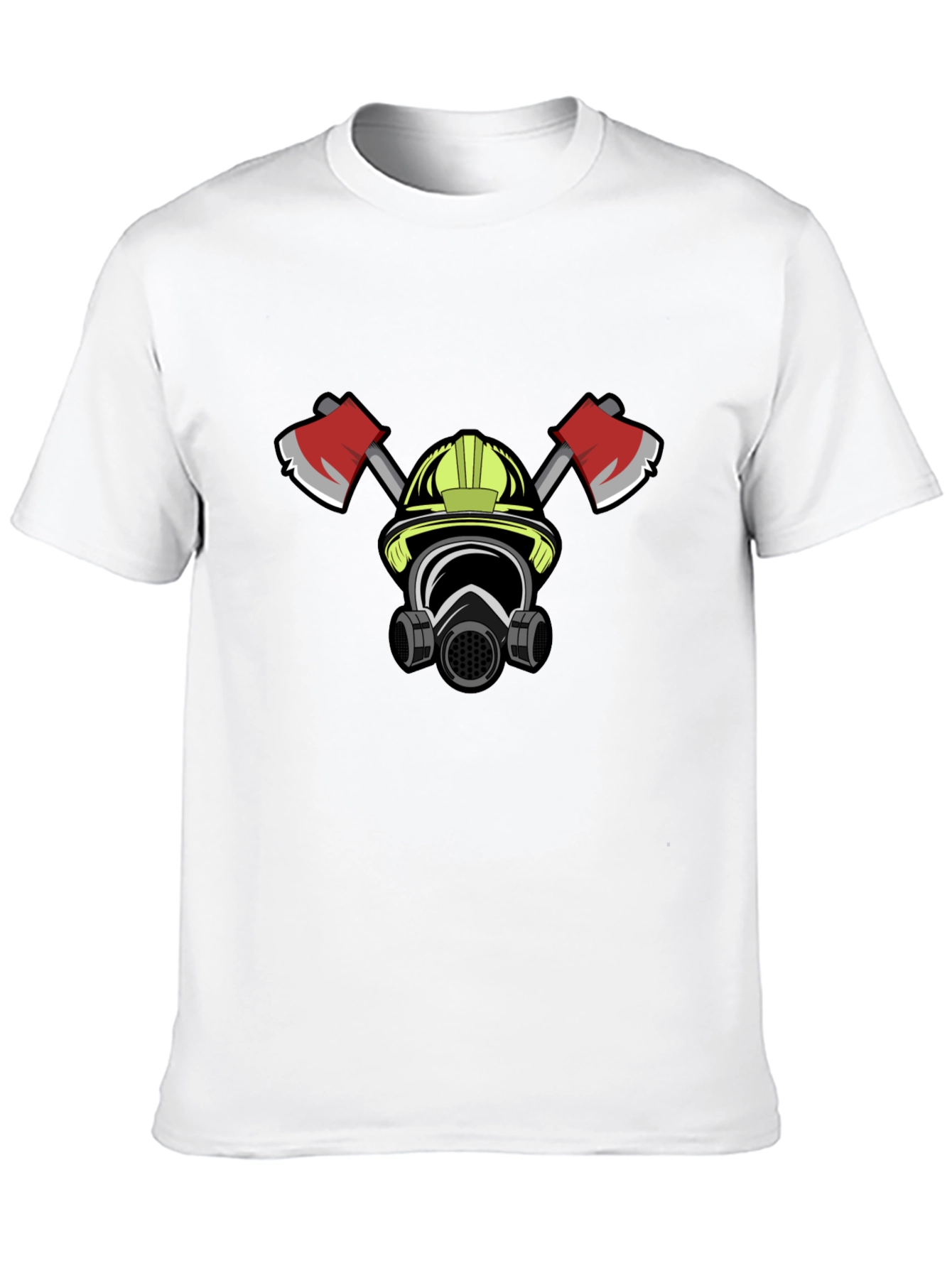 Firefighter Graphic T-Shirt - Bold Black Tee