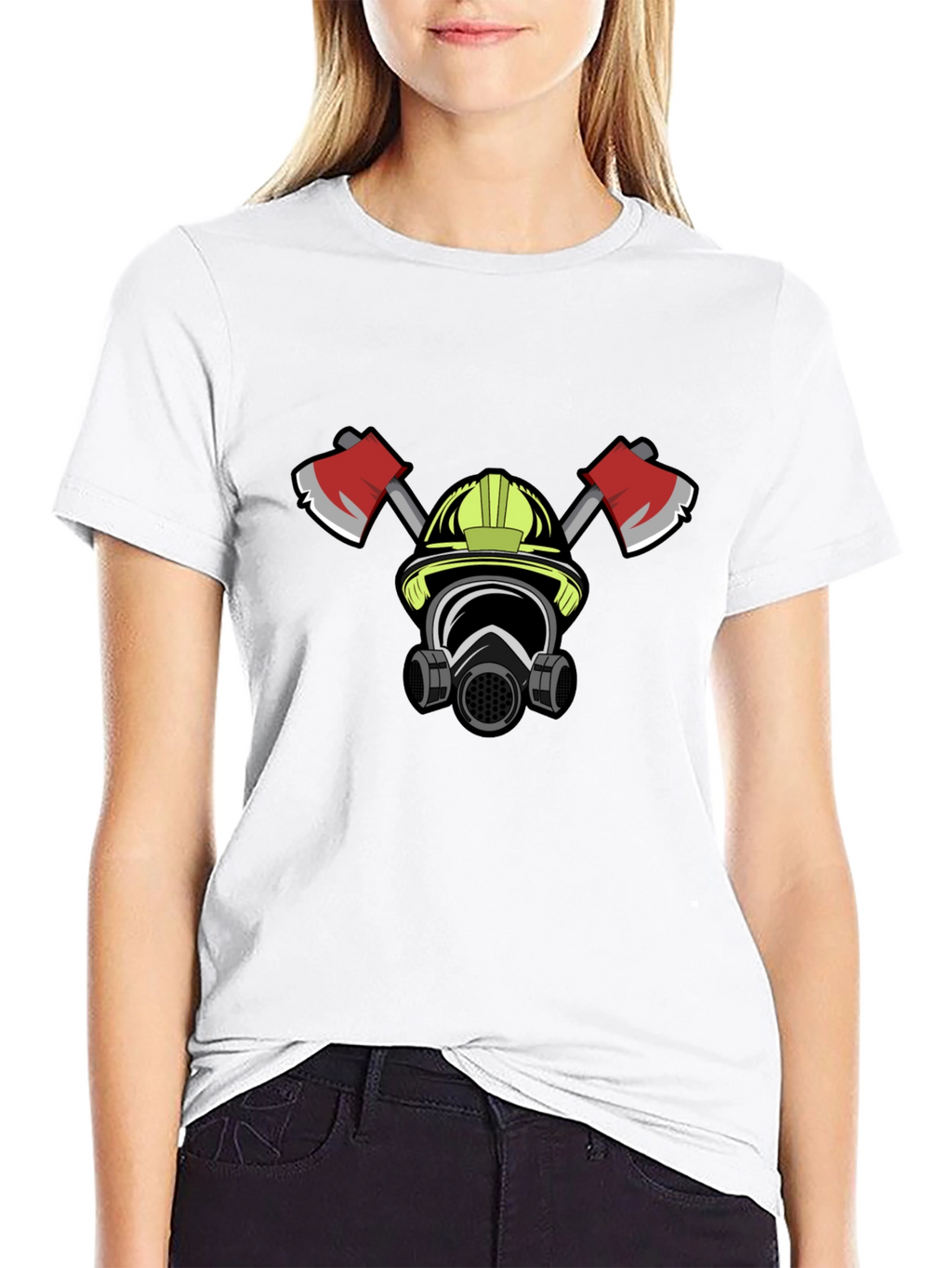 Firefighter Graphic T-Shirt - Bold Black Tee