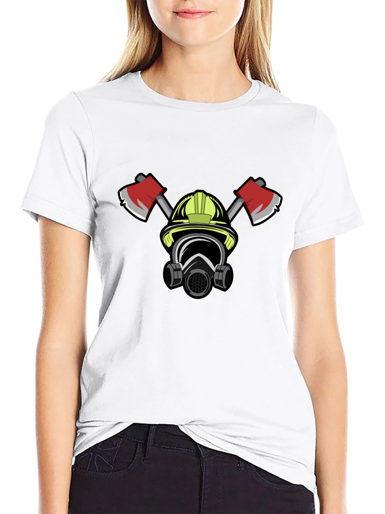 Firefighter Graphic T-Shirt - Bold Black Tee