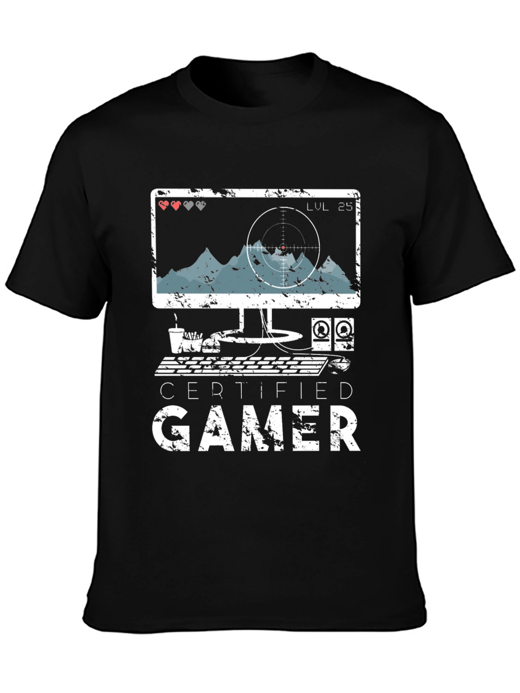 Certified Gamer T-Shirt - Level Up Your Style!