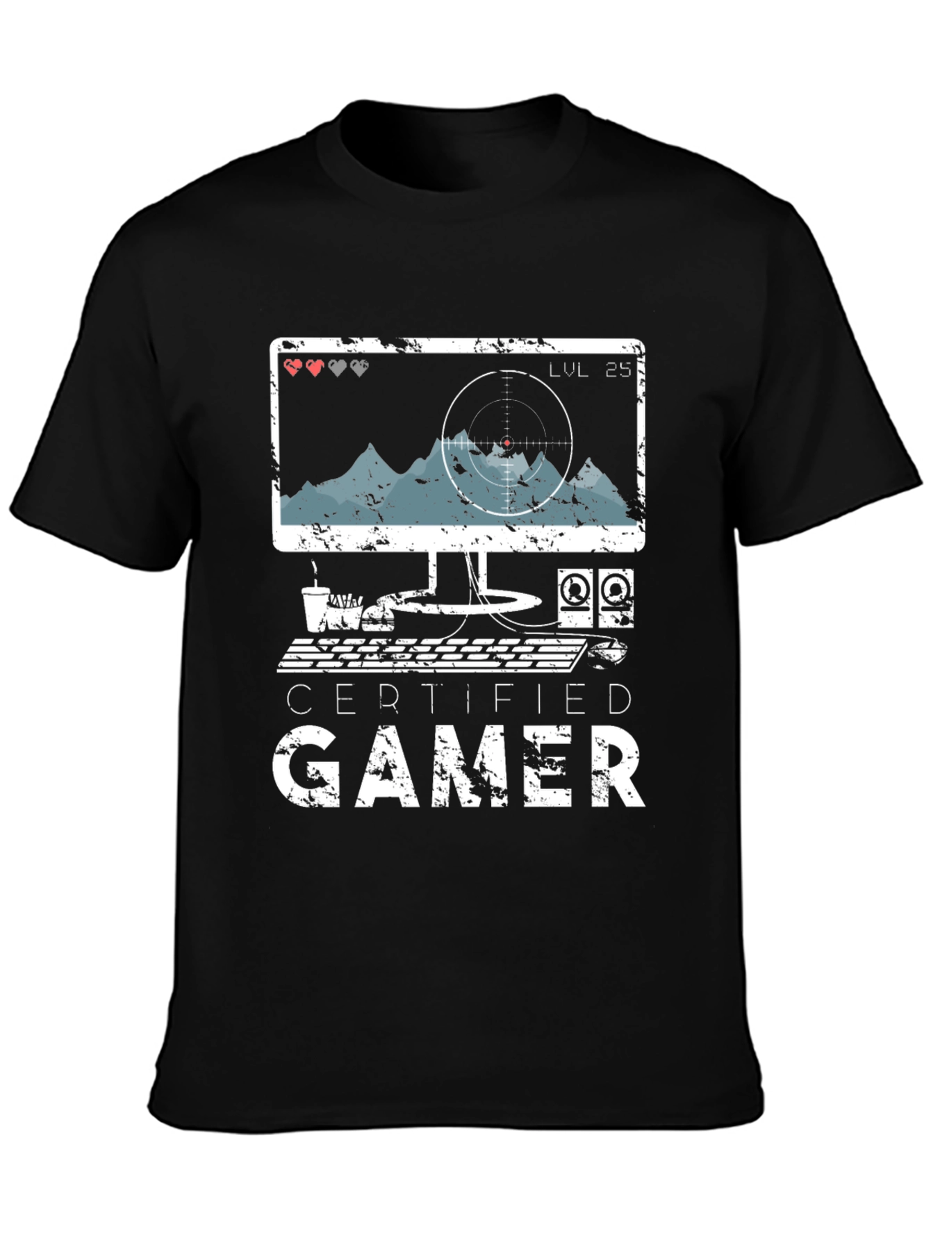 Certified Gamer T-Shirt - Level Up Your Style!