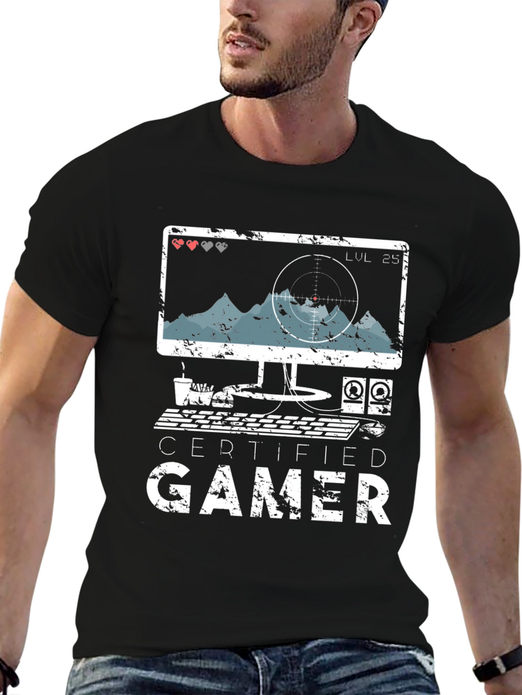 Certified Gamer T-Shirt - Level Up Your Style!
