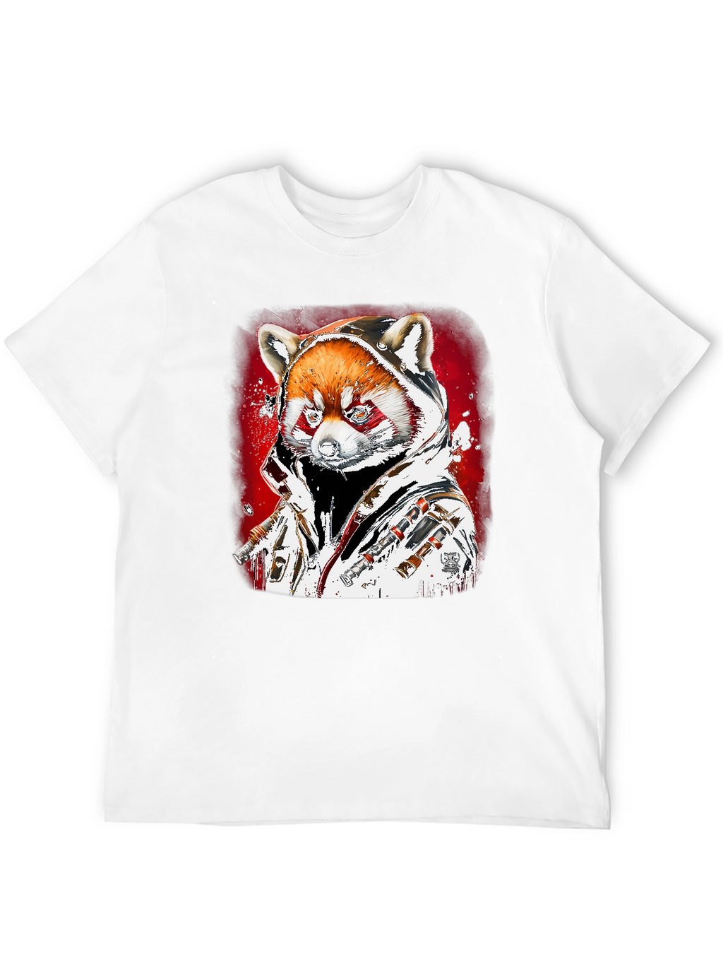 Red Panda Graphic T-Shirt - Streetwear Style