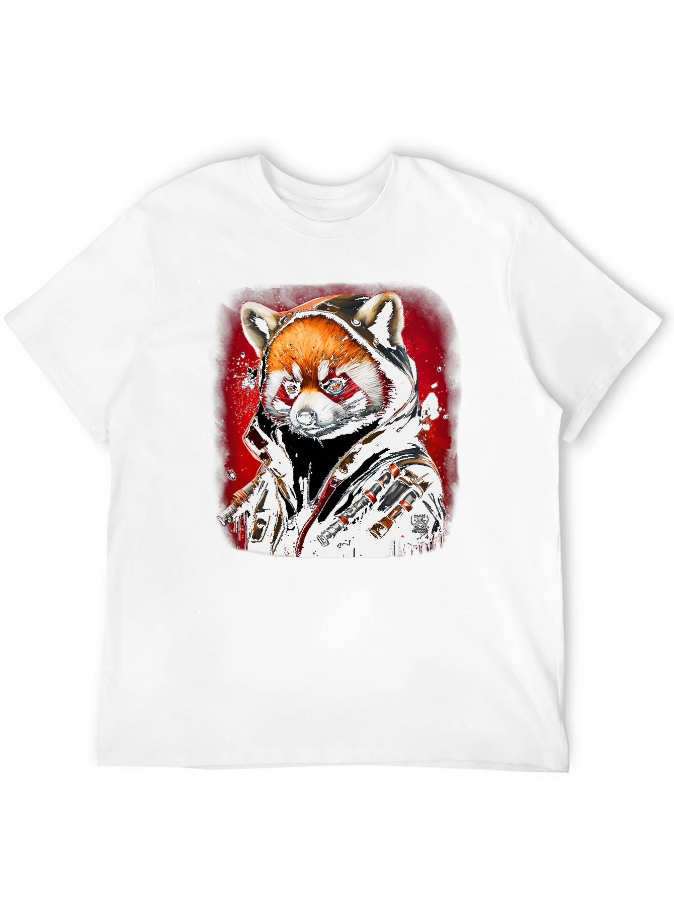 Red Panda Graphic T-Shirt - Streetwear Style