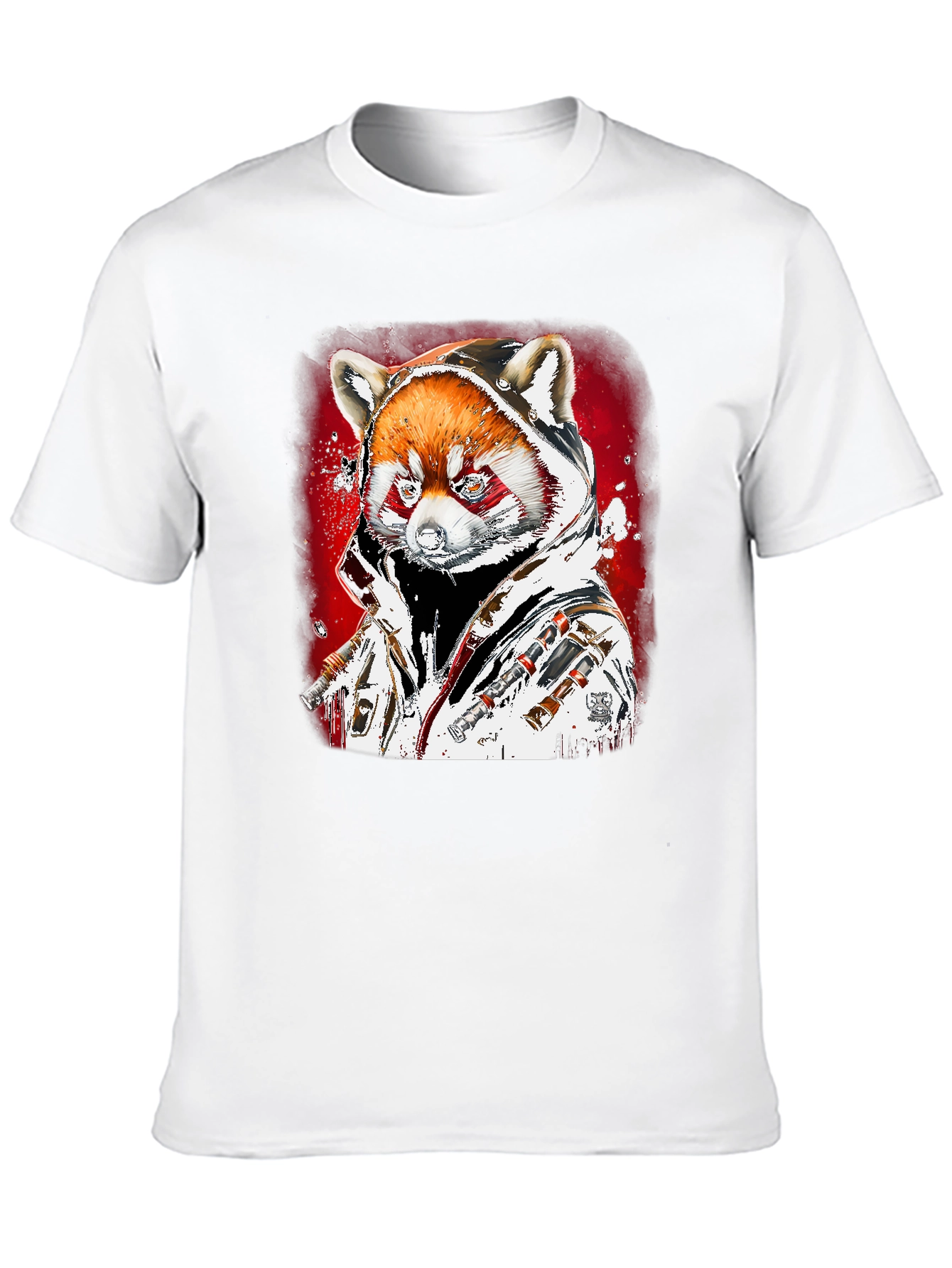 Red Panda Graphic T-Shirt - Streetwear Style