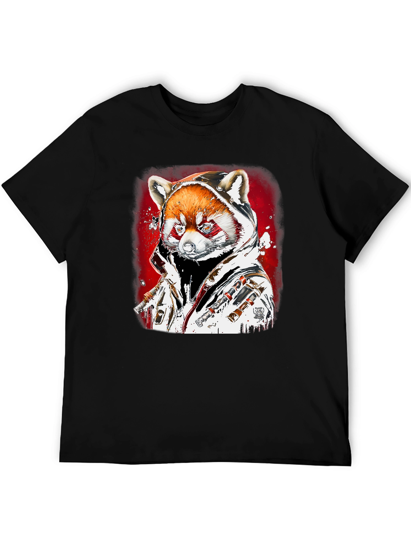 Red Panda Graphic T-Shirt - Streetwear Style