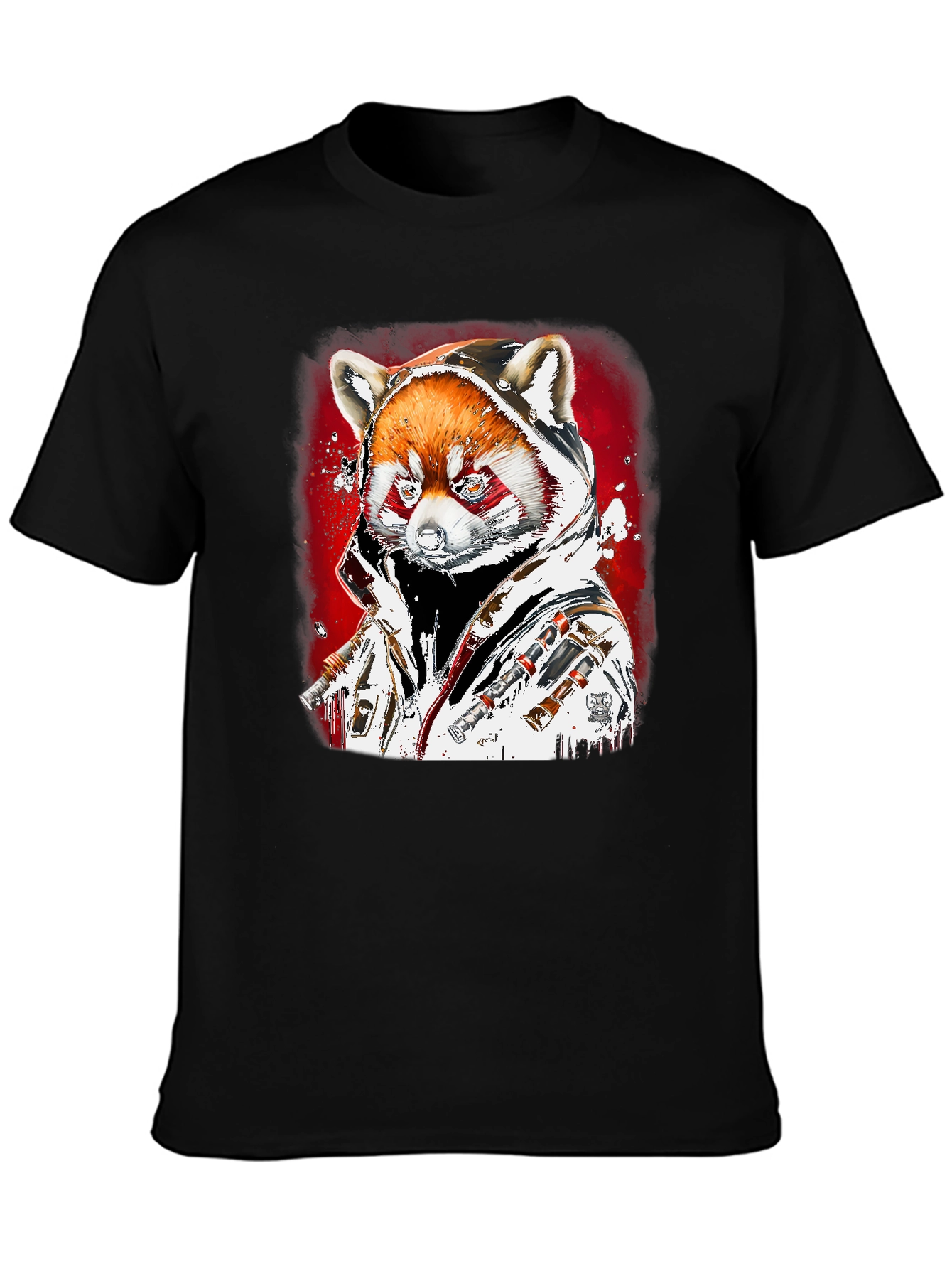 Red Panda Graphic T-Shirt - Streetwear Style
