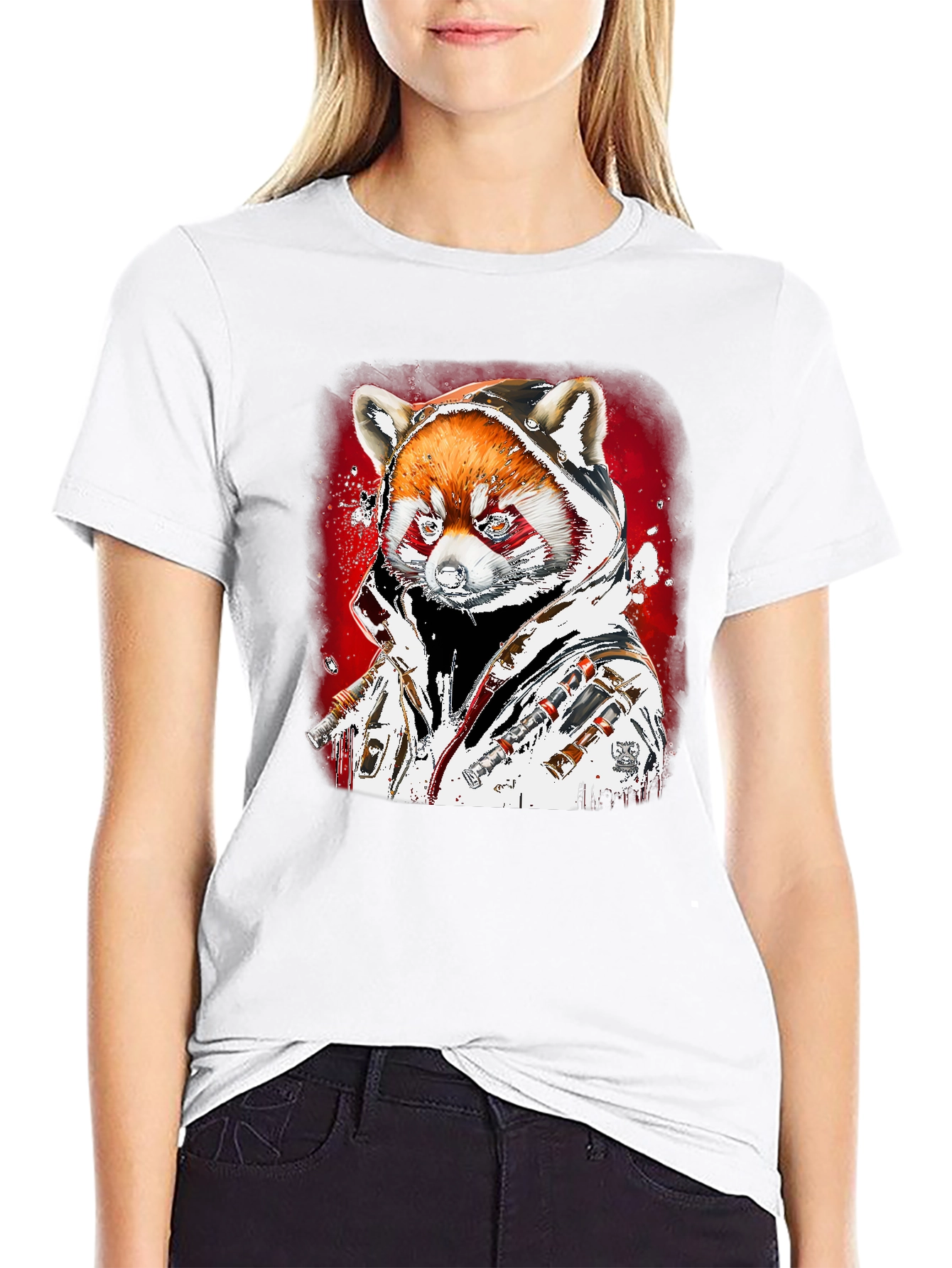Red Panda Graphic T-Shirt - Streetwear Style