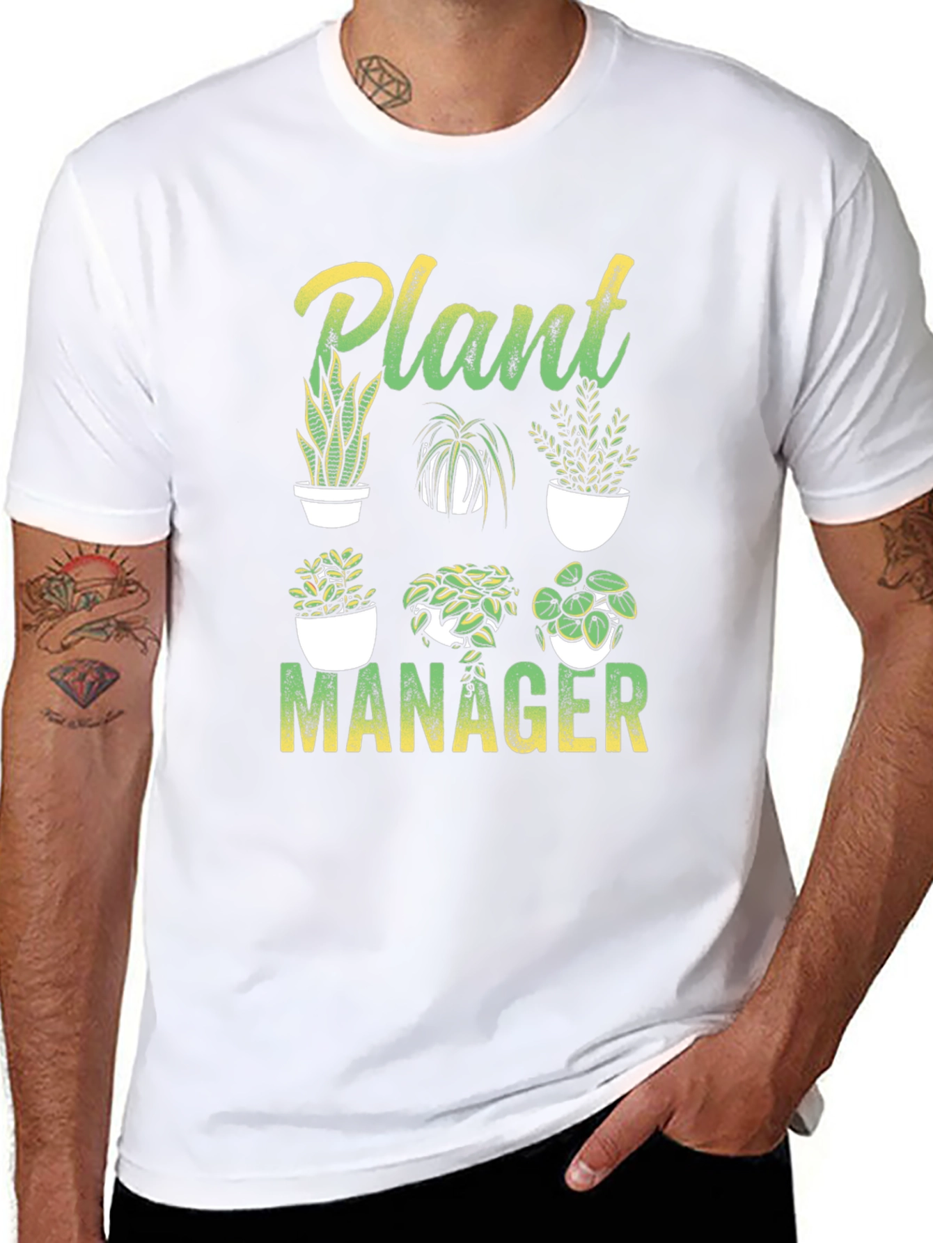 Plant Manager Graphic T-Shirt - Gardening Lover Tee