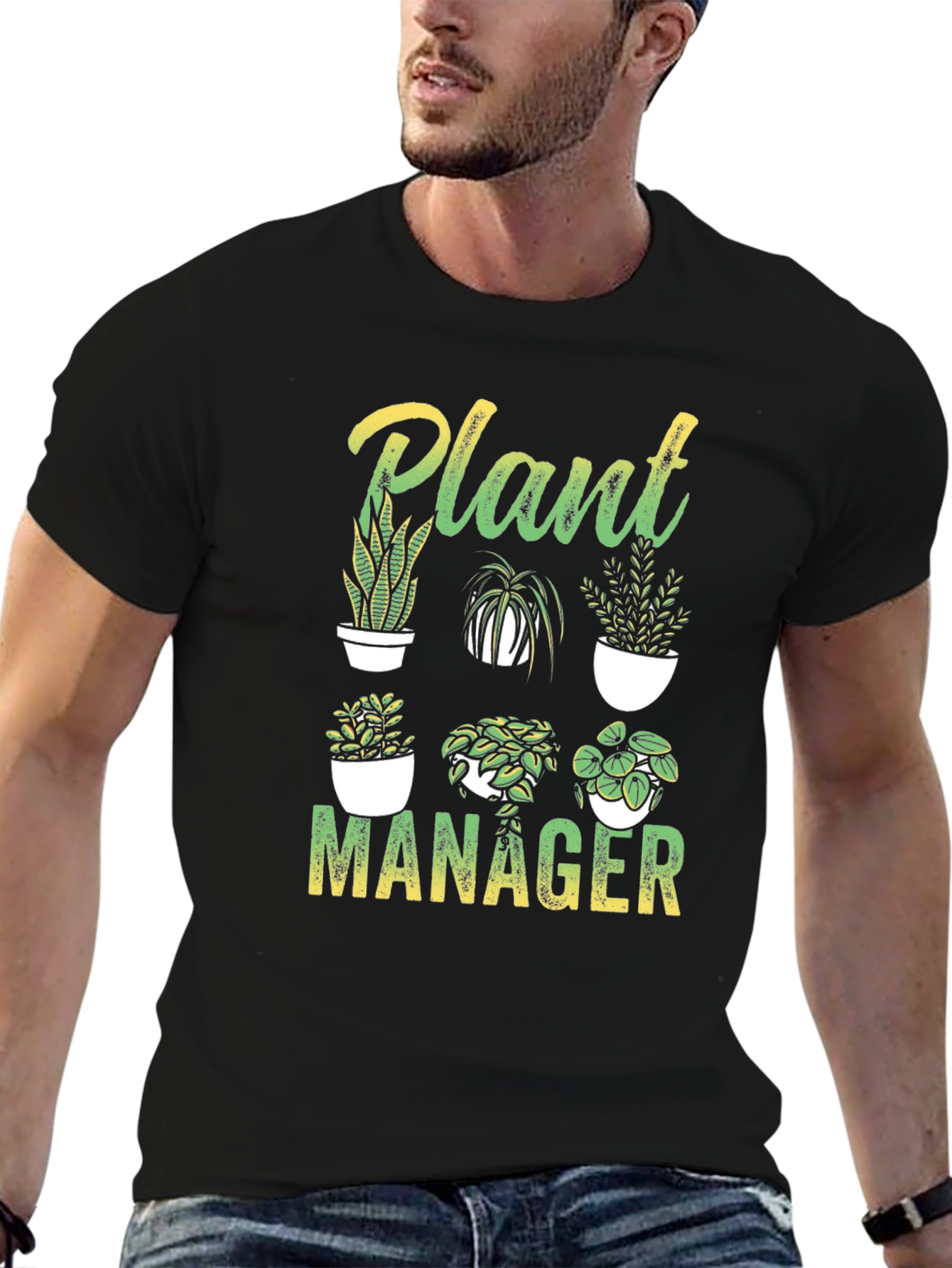 Plant Manager Graphic T-Shirt - Gardening Lover Tee