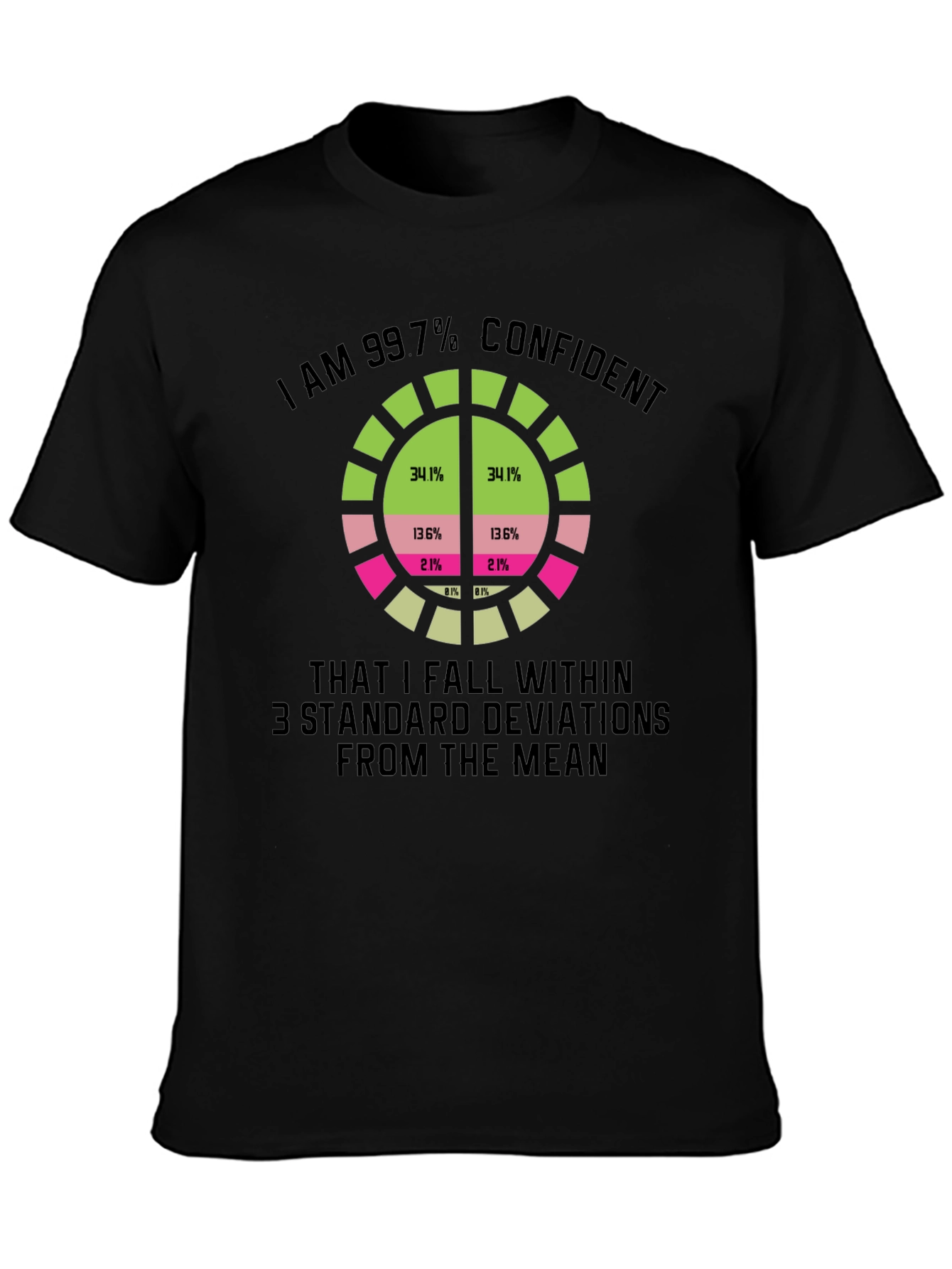 99.7% Confident Statistics T-Shirt