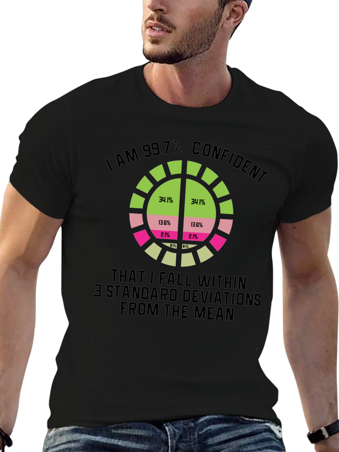 99.7% Confident Statistics T-Shirt