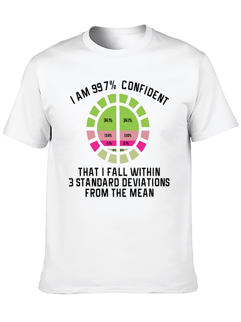 99.7% Confident Statistics T-Shirt