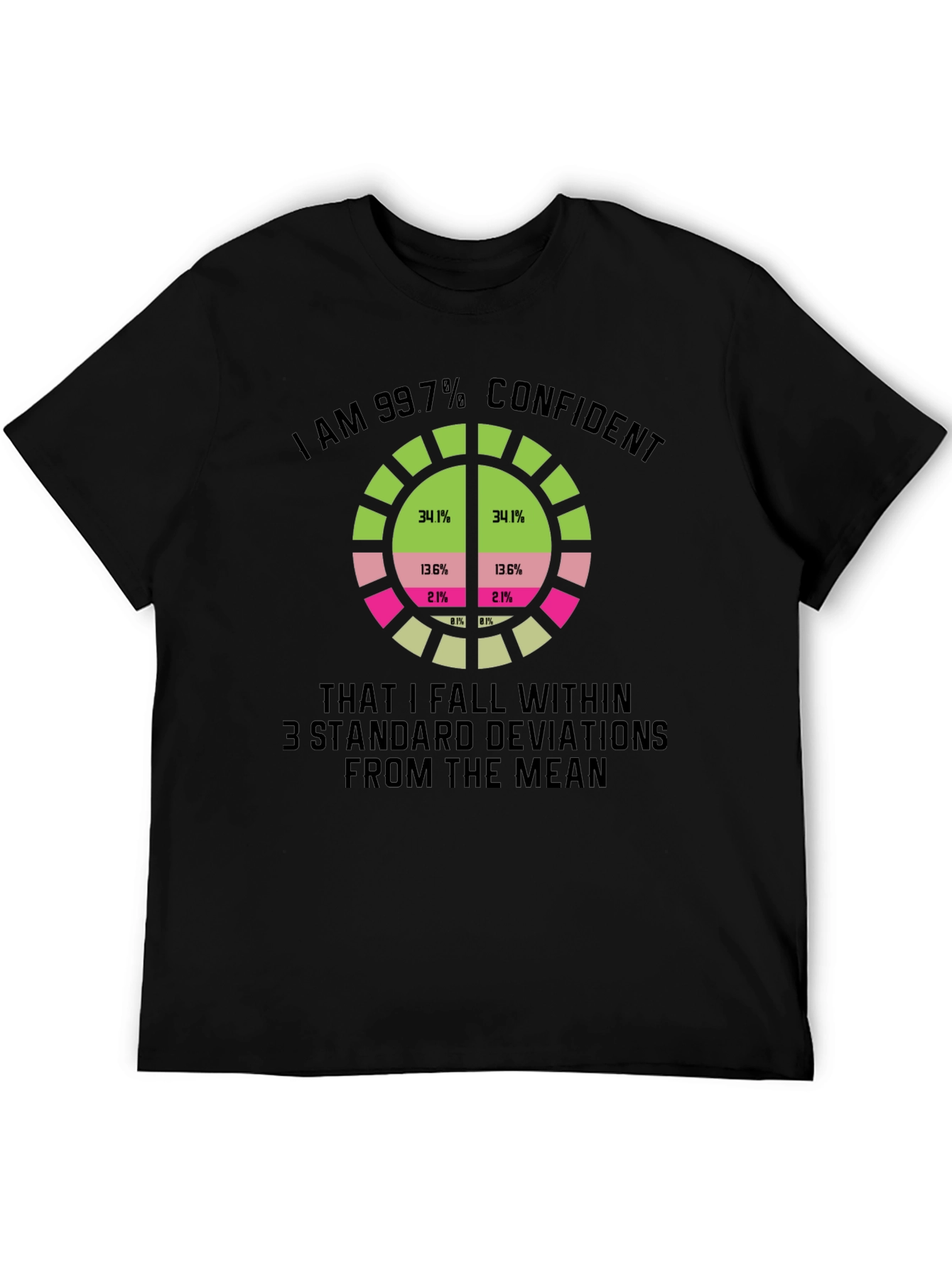 99.7% Confident Statistics T-Shirt