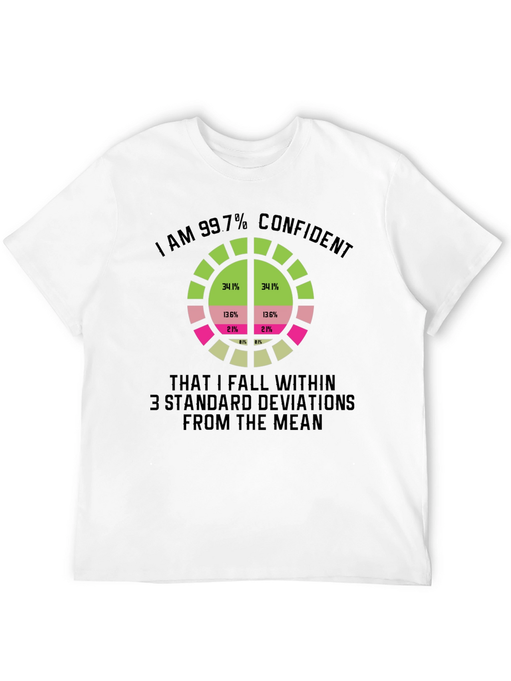 99.7% Confident Statistics T-Shirt