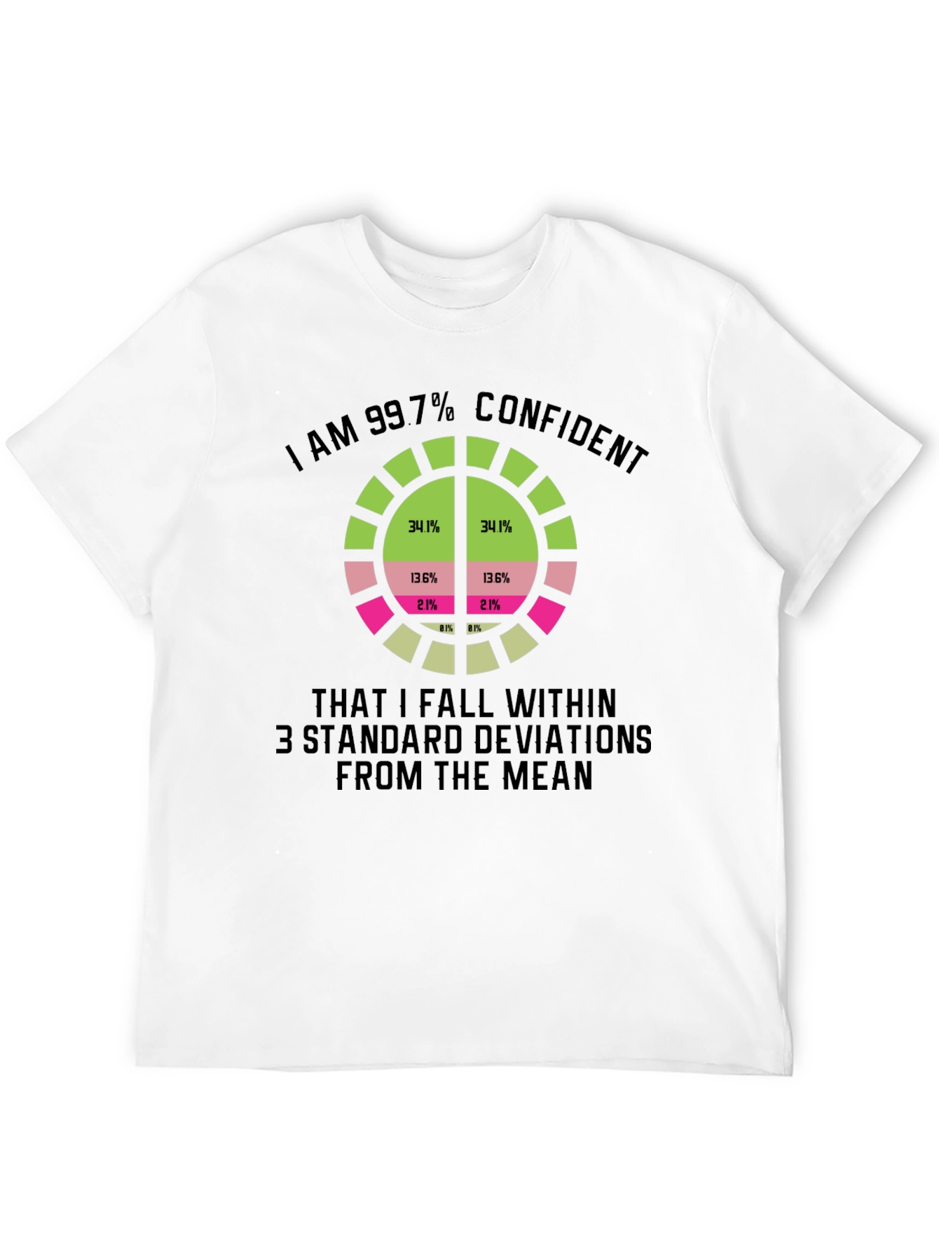 99.7% Confident Statistics T-Shirt