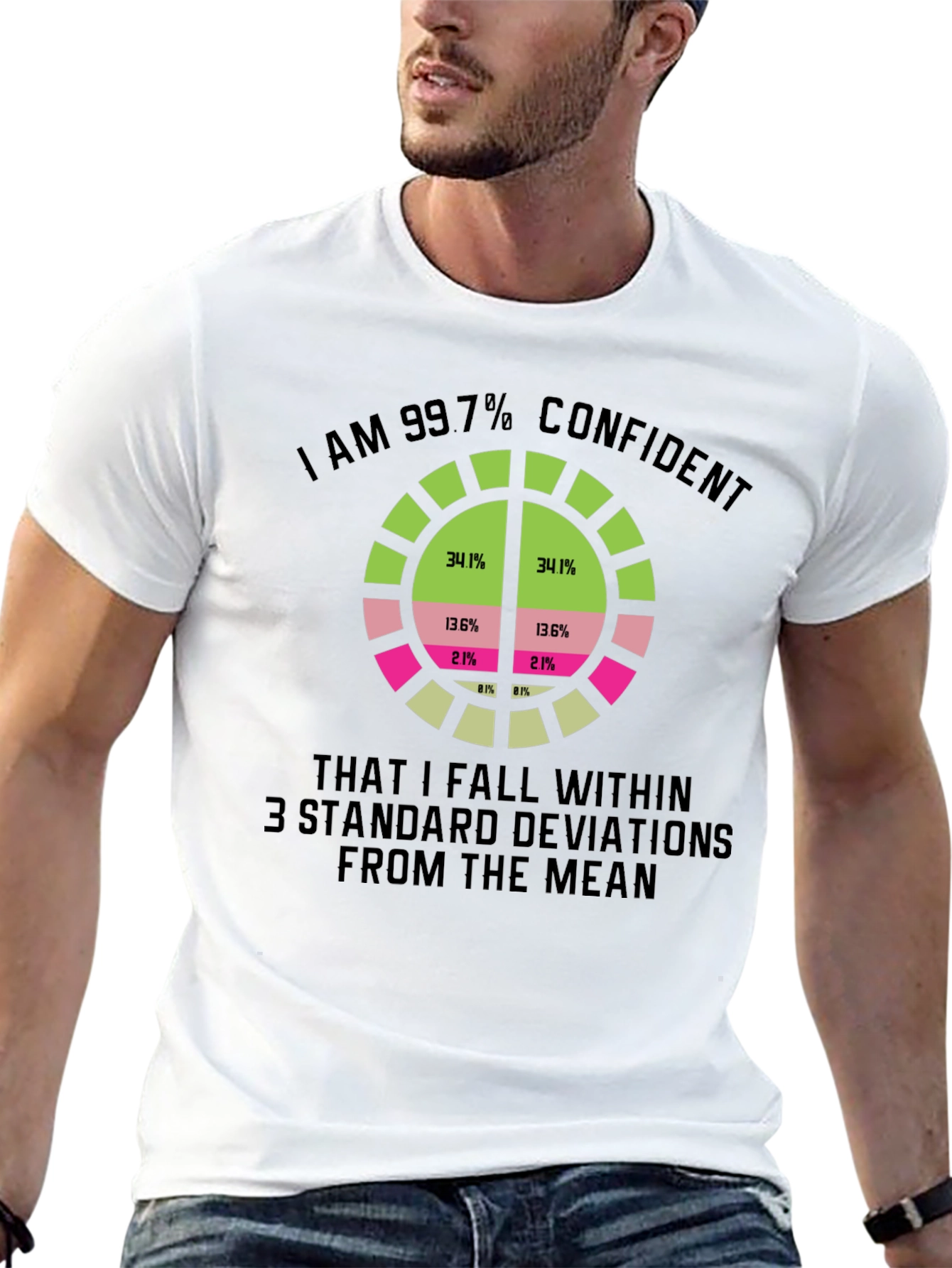 99.7% Confident Statistics T-Shirt