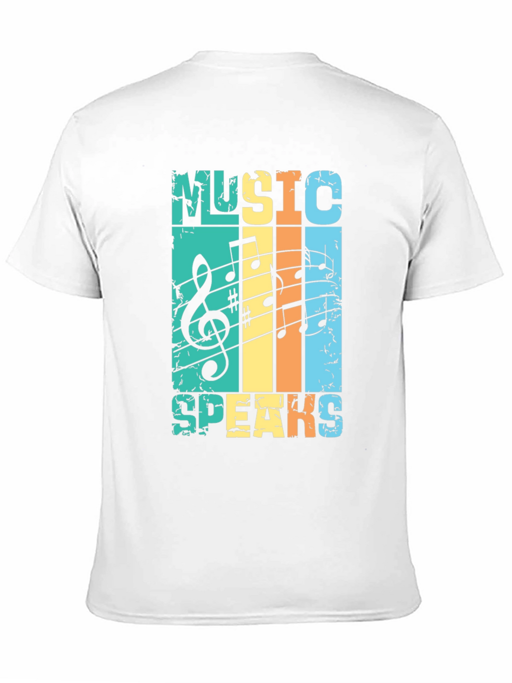 Music Speaks Retro Graphic Tee