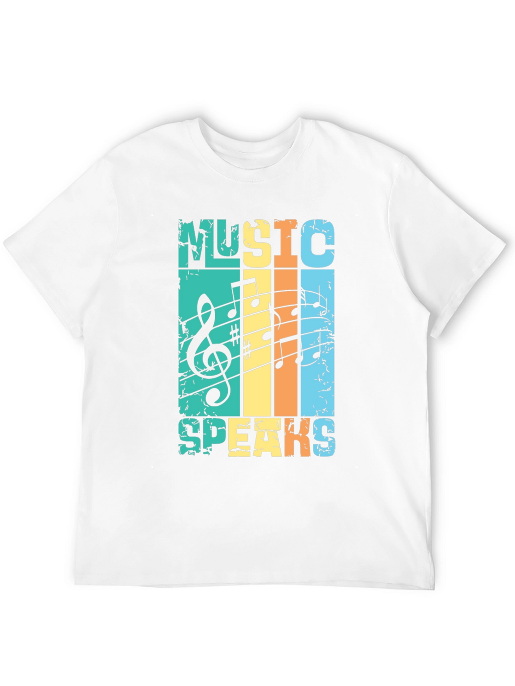 Music Speaks Retro Graphic Tee