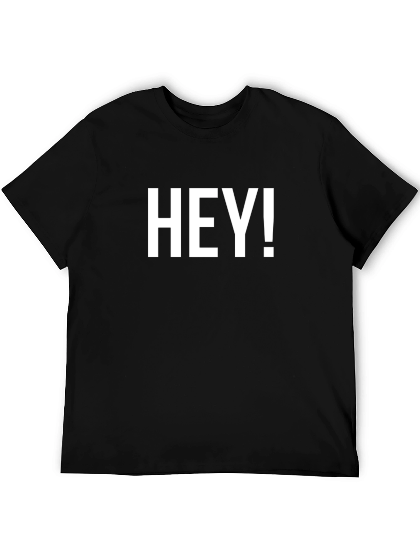 HEY! Graphic Tee - Bold Statement Shirt