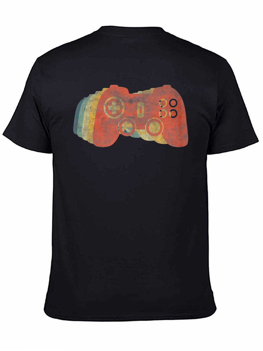Retro Gamer T-Shirt - Distressed Video Game Controller Tee