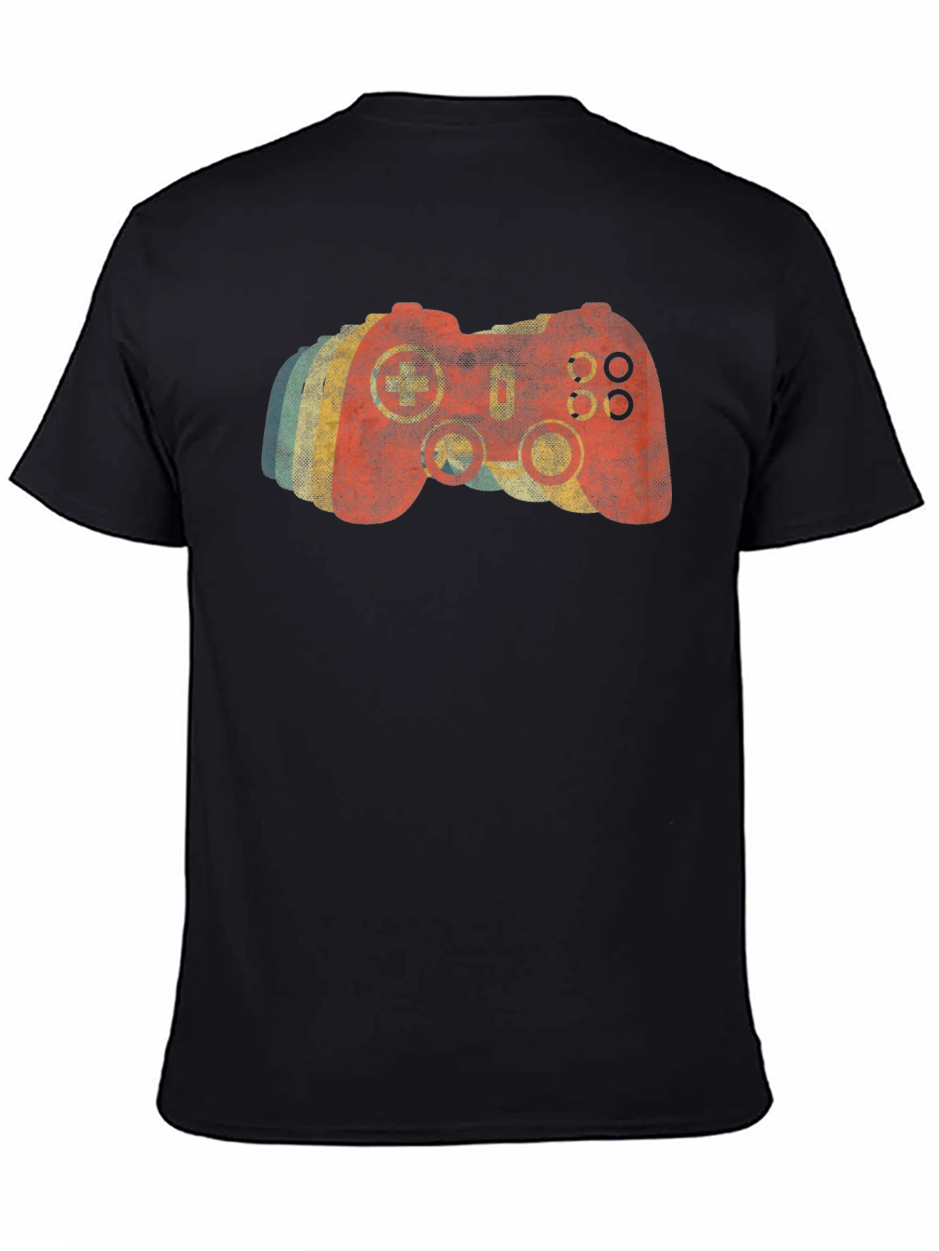 Retro Gamer T-Shirt - Distressed Video Game Controller Tee