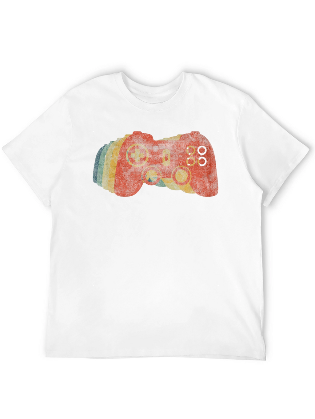 Retro Gamer T-Shirt - Distressed Video Game Controller Tee